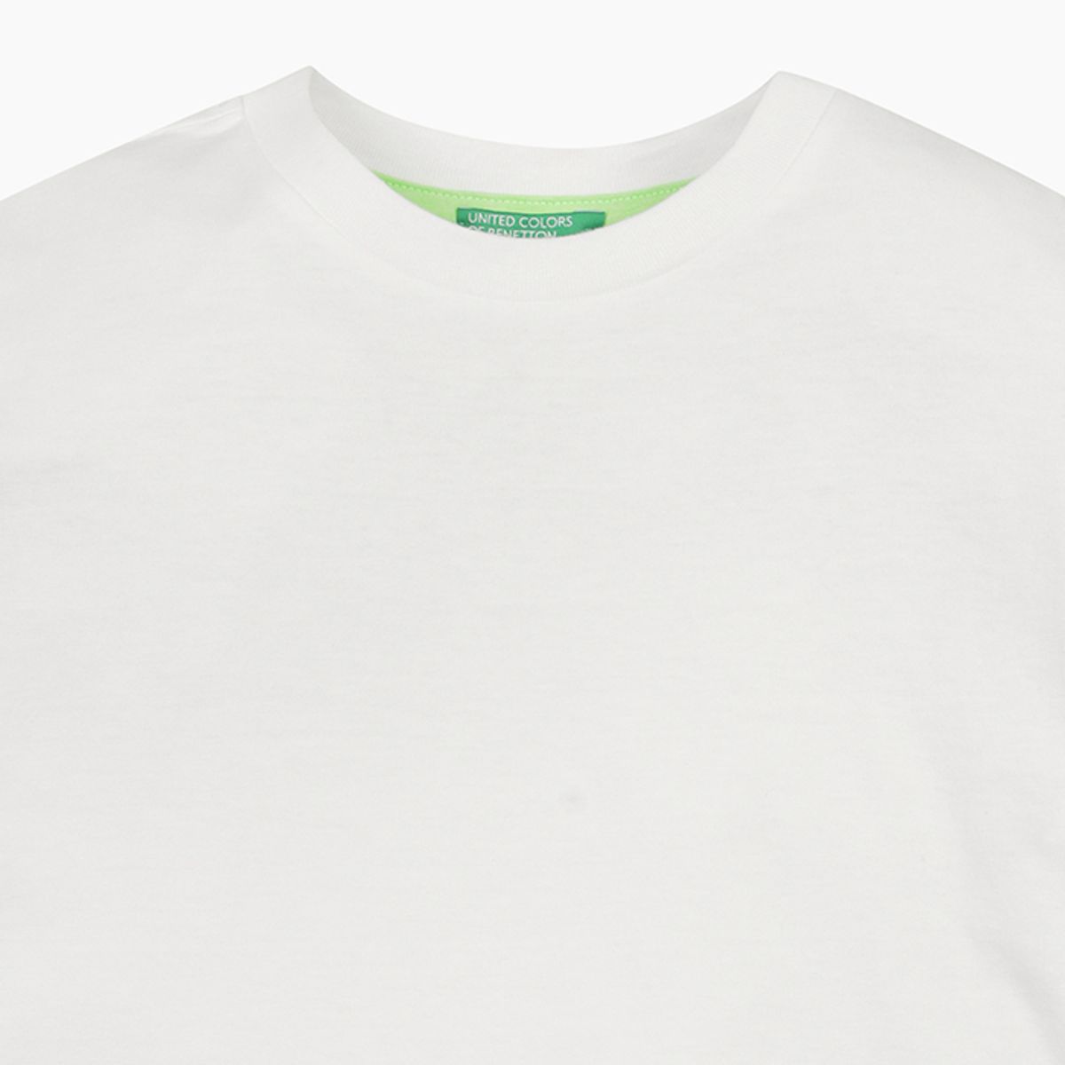베네통키즈(BENETTONKIDS) 스티치 포인트 티셔츠_3I1XC10P6WH