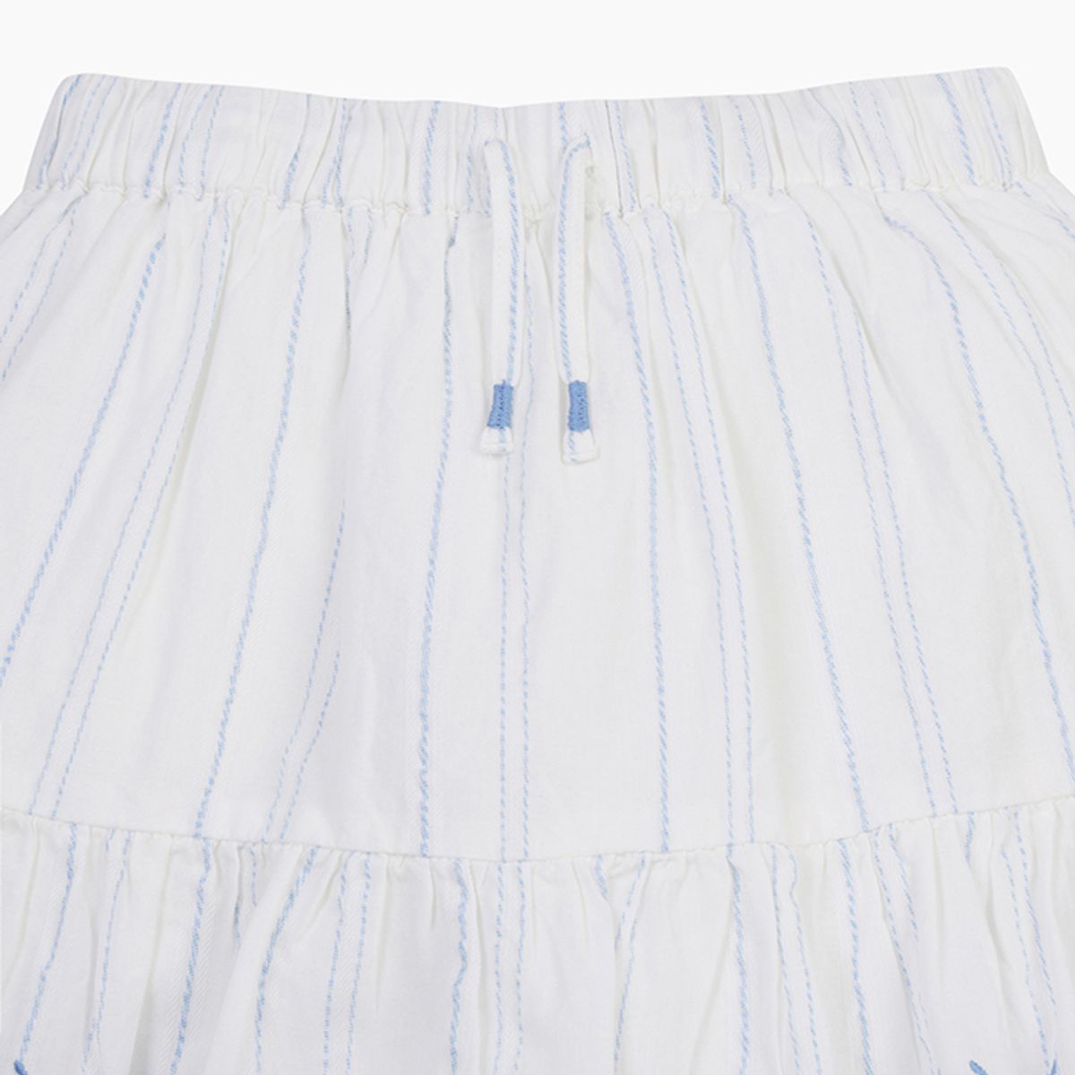 베네통키즈(BENETTONKIDS) 키즈 로맨틱 자수 스커트_44HZG0016WH