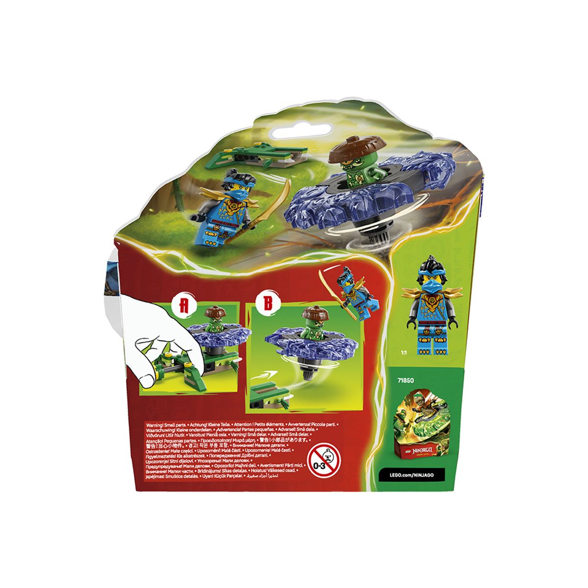 레고(LEGO) 레고 닌자고 71849 니야 VS 돌연변이 몬스터 스피너 [레고공식]