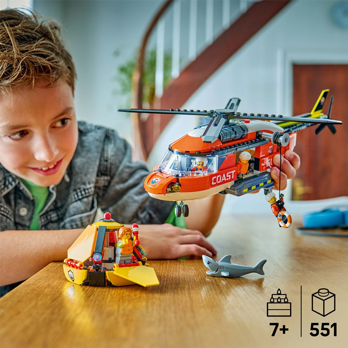 레고(LEGO) 레고 시티 60503 해안 경비대 헬리콥터 [레고공식]