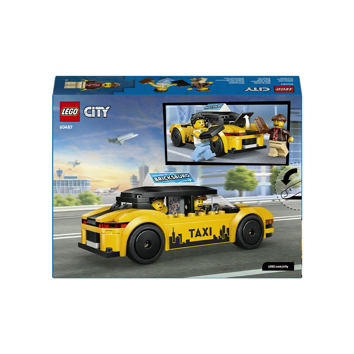 레고(LEGO) 레고 시티 60487 노란 택시 [레고공식]