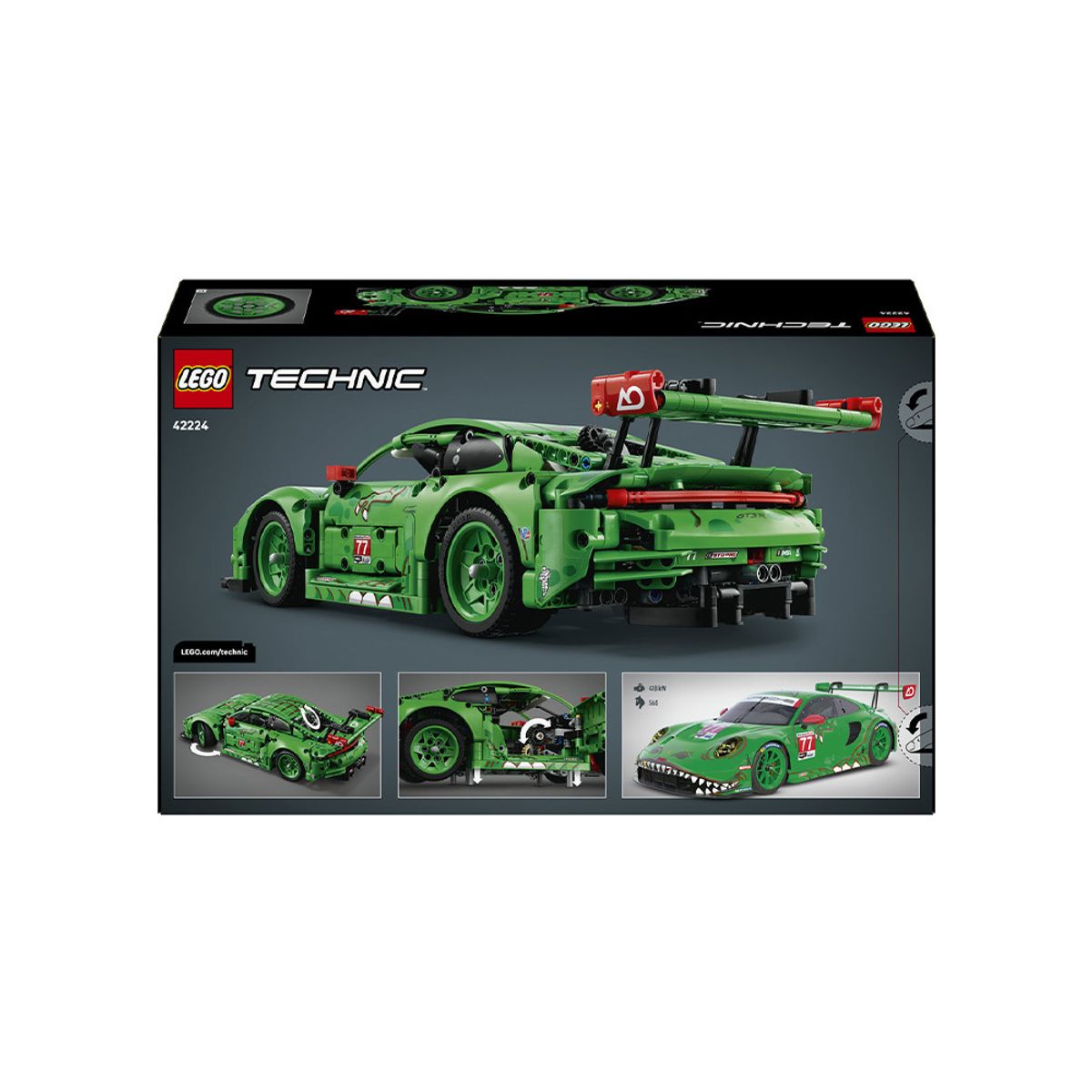레고(LEGO) 레고 테크닉 42224 Porsche 911 GT3 R REXY AO 레이싱카 [레고공식]