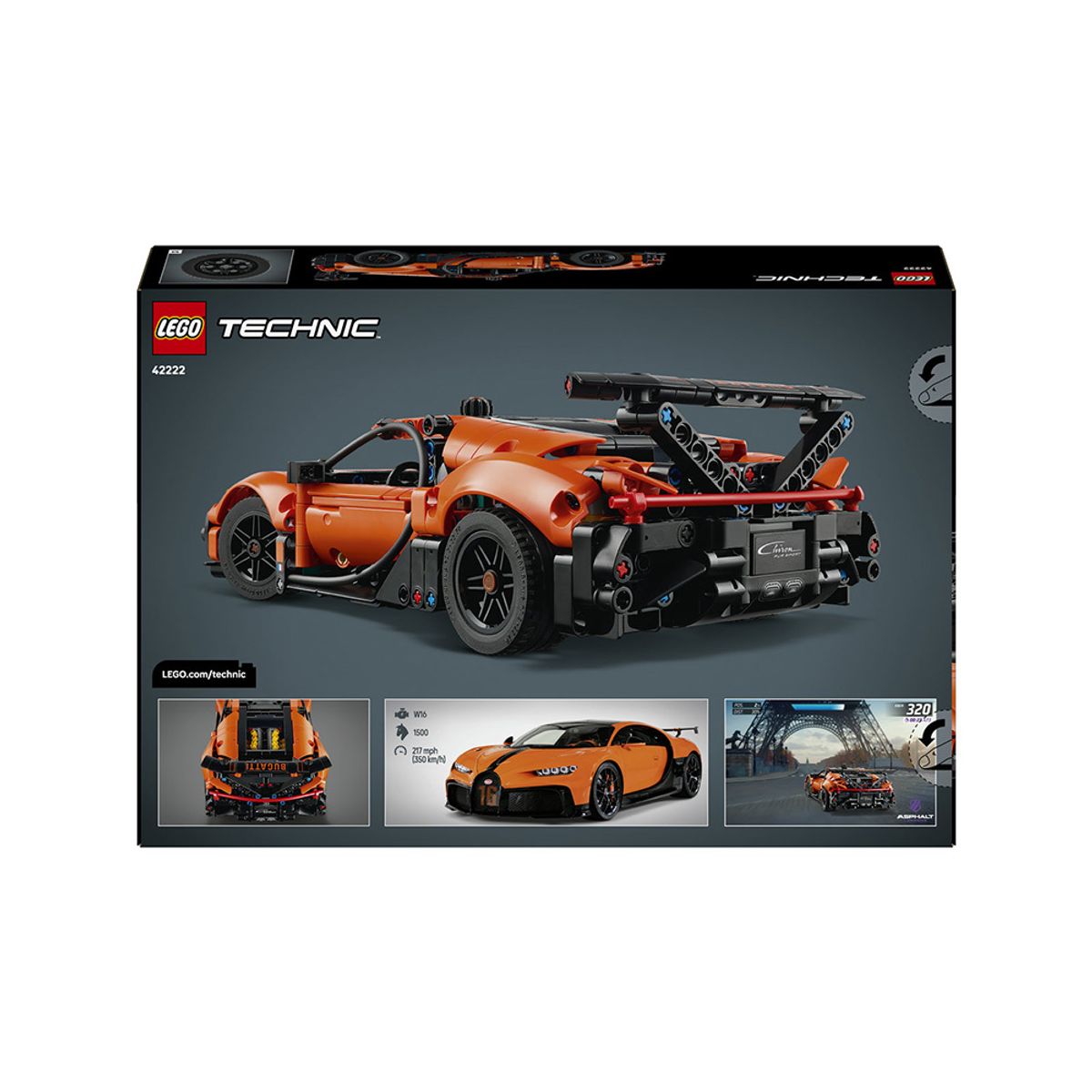 레고(LEGO) 레고 테크닉 42222 Bugatti Chiron Pur Sport 하이퍼카 [레고공식]