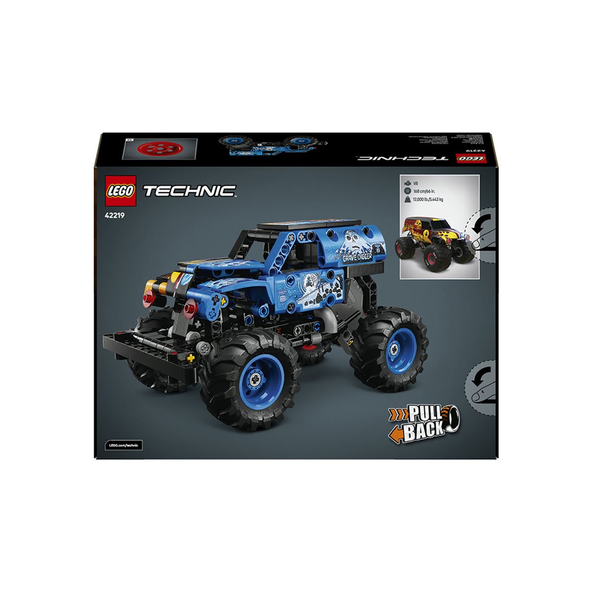 레고(LEGO) 레고 테크닉 42219 Monster Jam™ Grave Digger™ 파이어 앤 아이스 [레고공식]