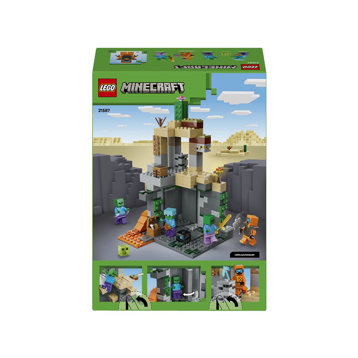 레고(LEGO) 레고 마인크래프트 21587 좀비 던전 [레고공식]