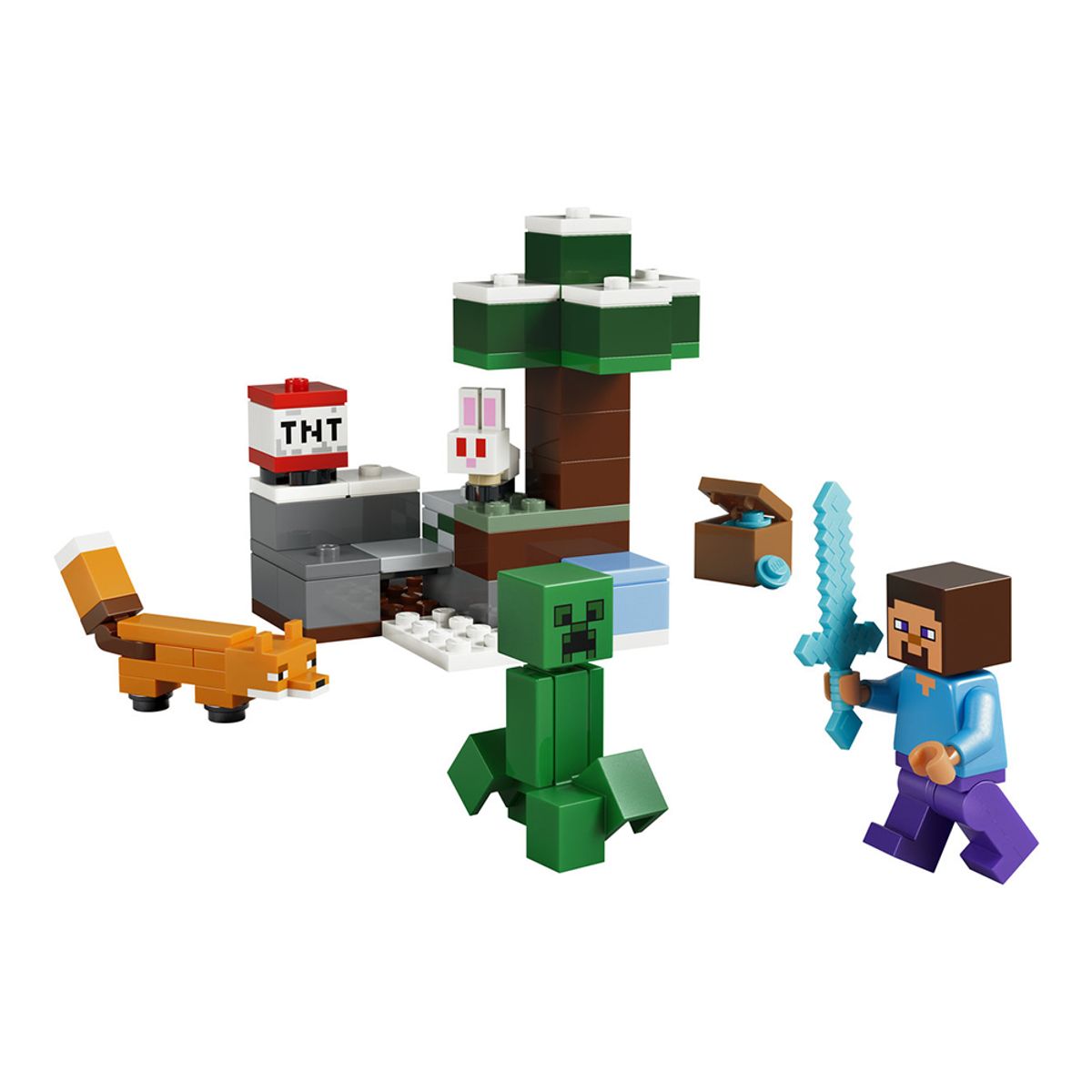 레고(LEGO) 레고 마인크래프트 21583 스티브의 타이가 모험 [레고공식]