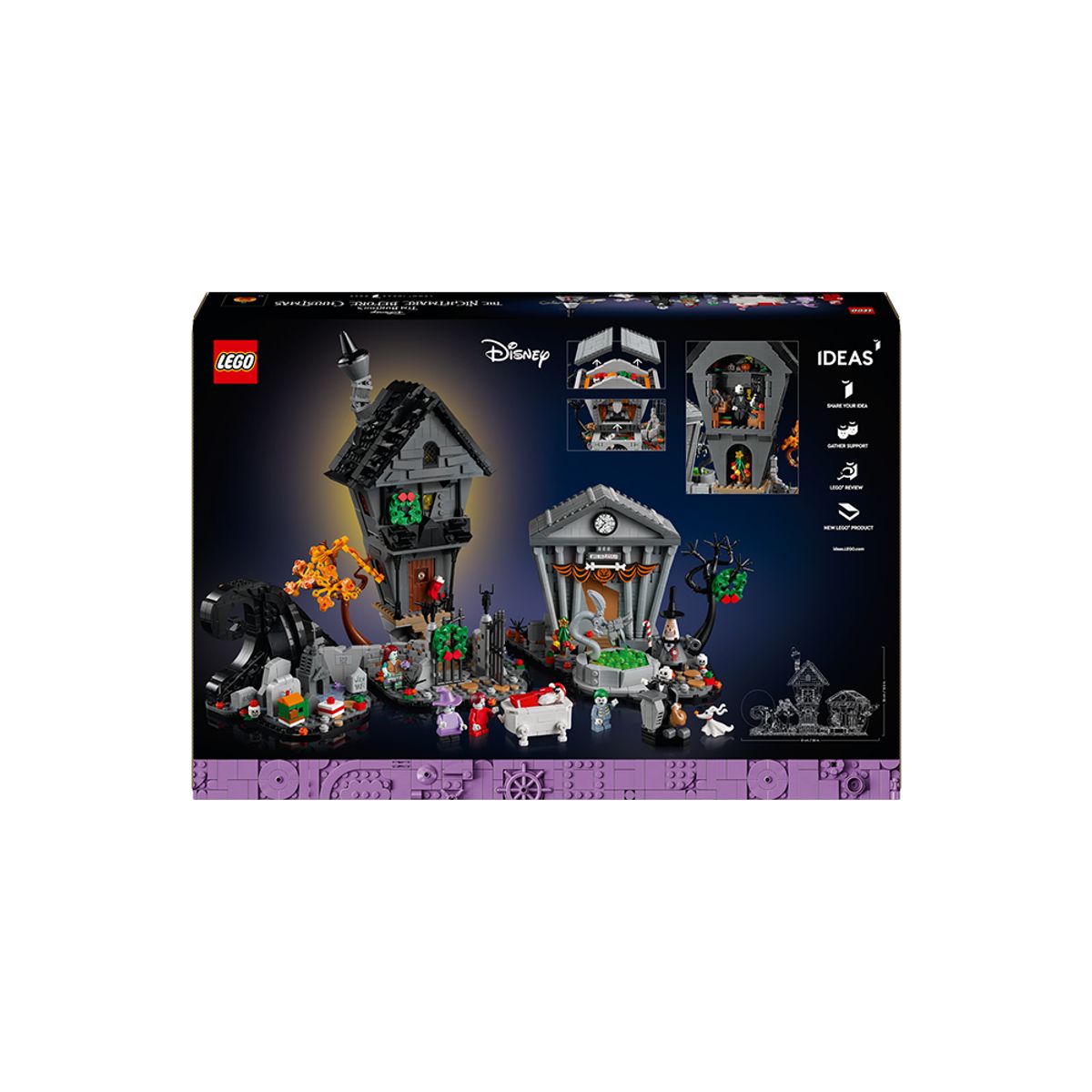 레고(LEGO) 레고 아이디어 21351 디즈니 팀 버튼의 크리스마스 악몽 [레고공식]