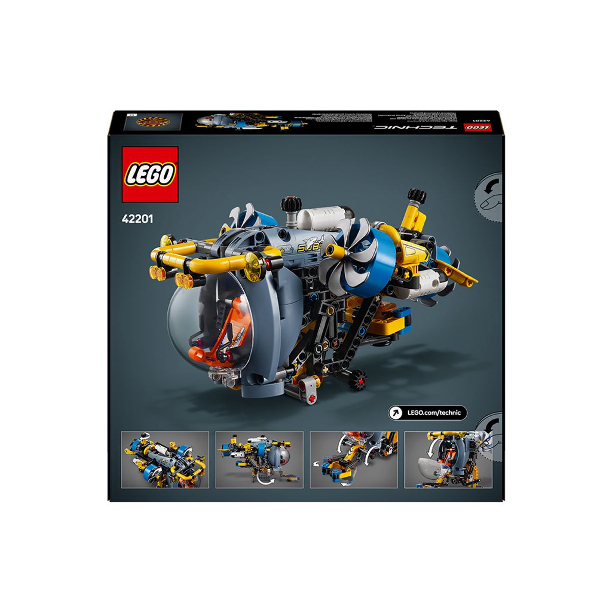 레고(LEGO) 레고 테크닉 42201 심해 연구용 잠수함 [레고공식]