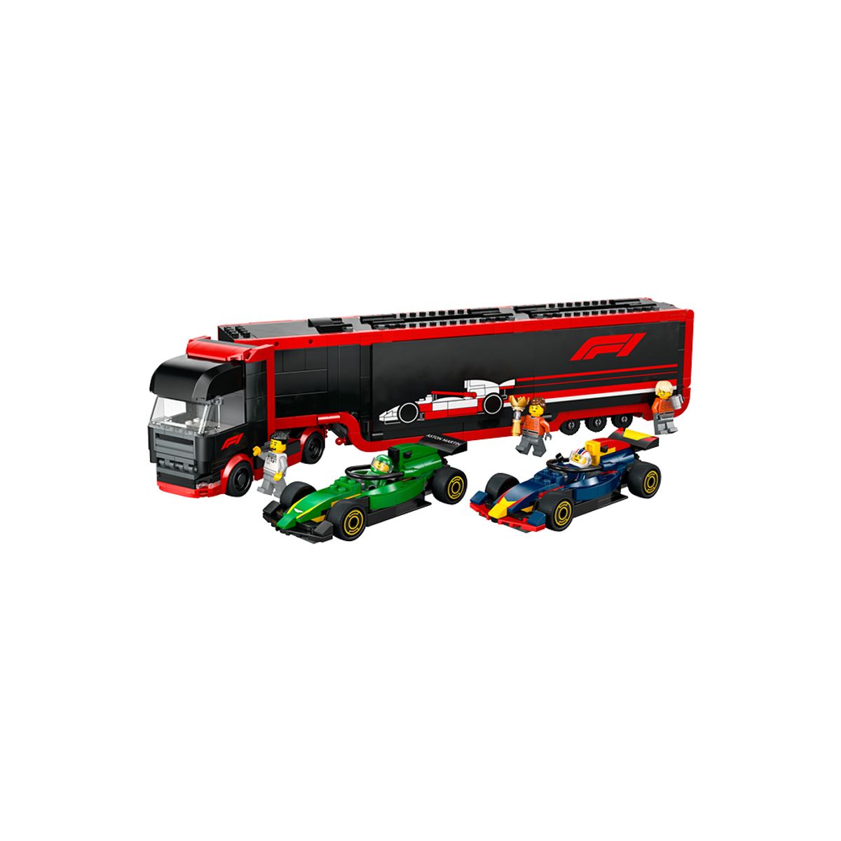 레고(LEGO) 레고 시티 60445 F1® 트럭과 RB20 & AMR24 F1® 레이스 카 [레고공식]