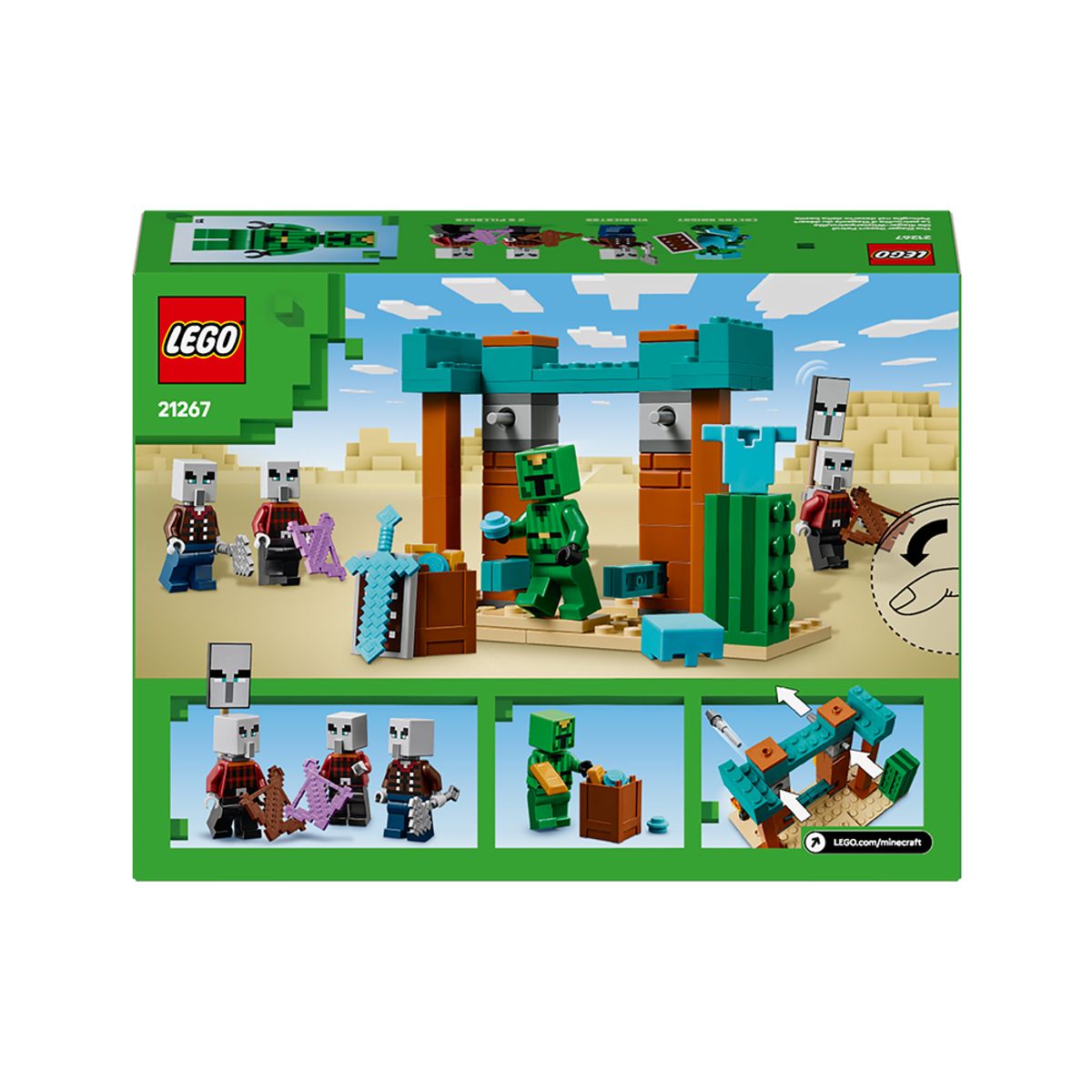 레고(LEGO) 레고 마인크래프트 21267 우민 사막 순찰대 [레고공식]