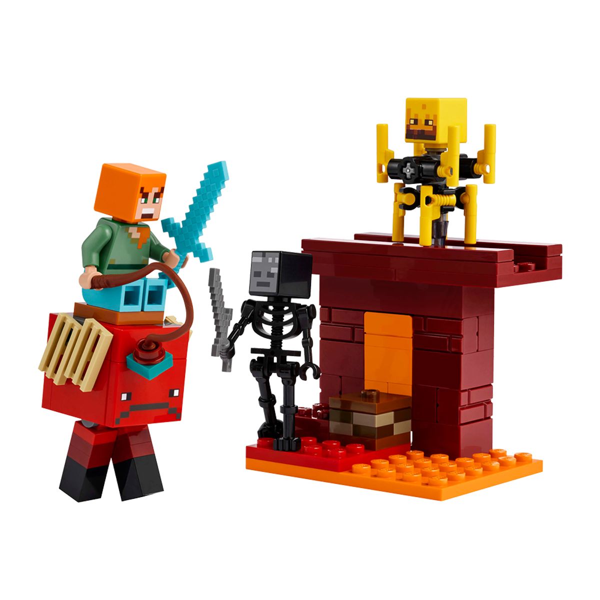 레고(LEGO) 레고 마인크래프트 21266 네더 용암 전투 [레고공식]