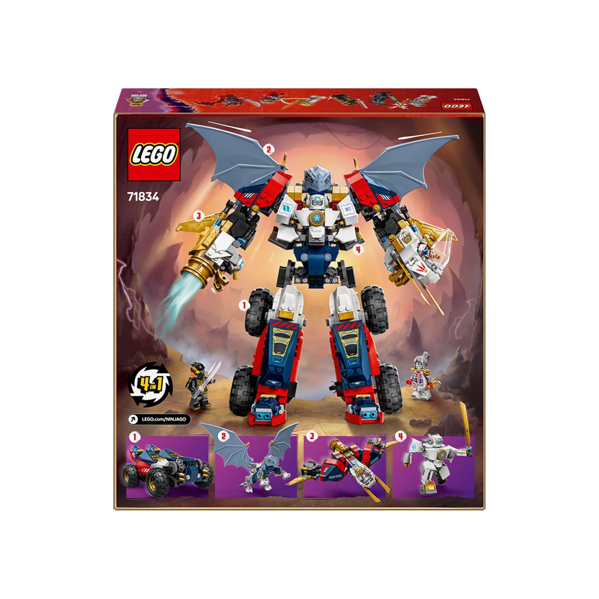 레고(LEGO) 레고 닌자고 71834 쟌의 울트라 합체 로봇 [레고공식]