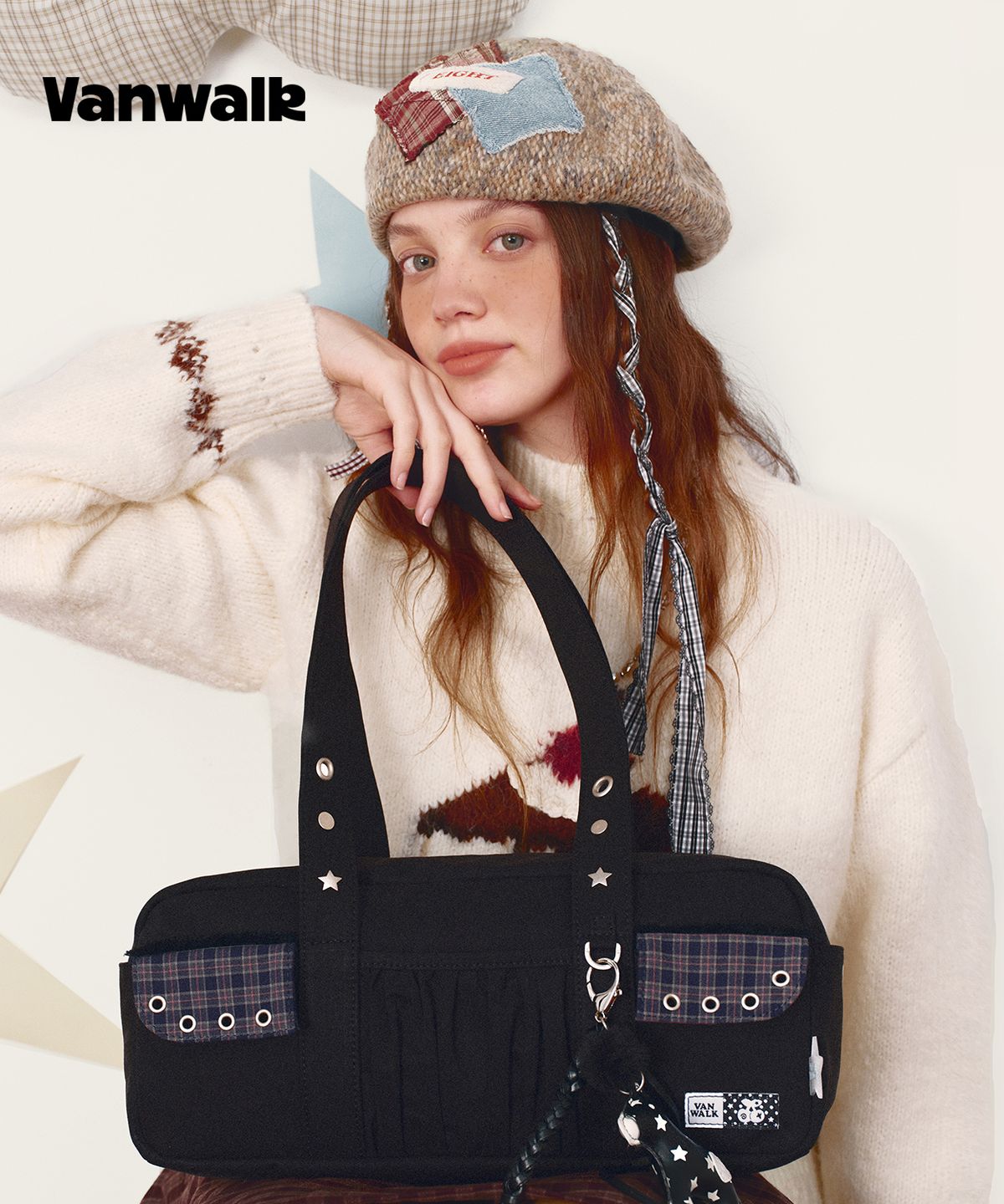 반워크(VANWALK) 어거스트 토트백 [블랙]