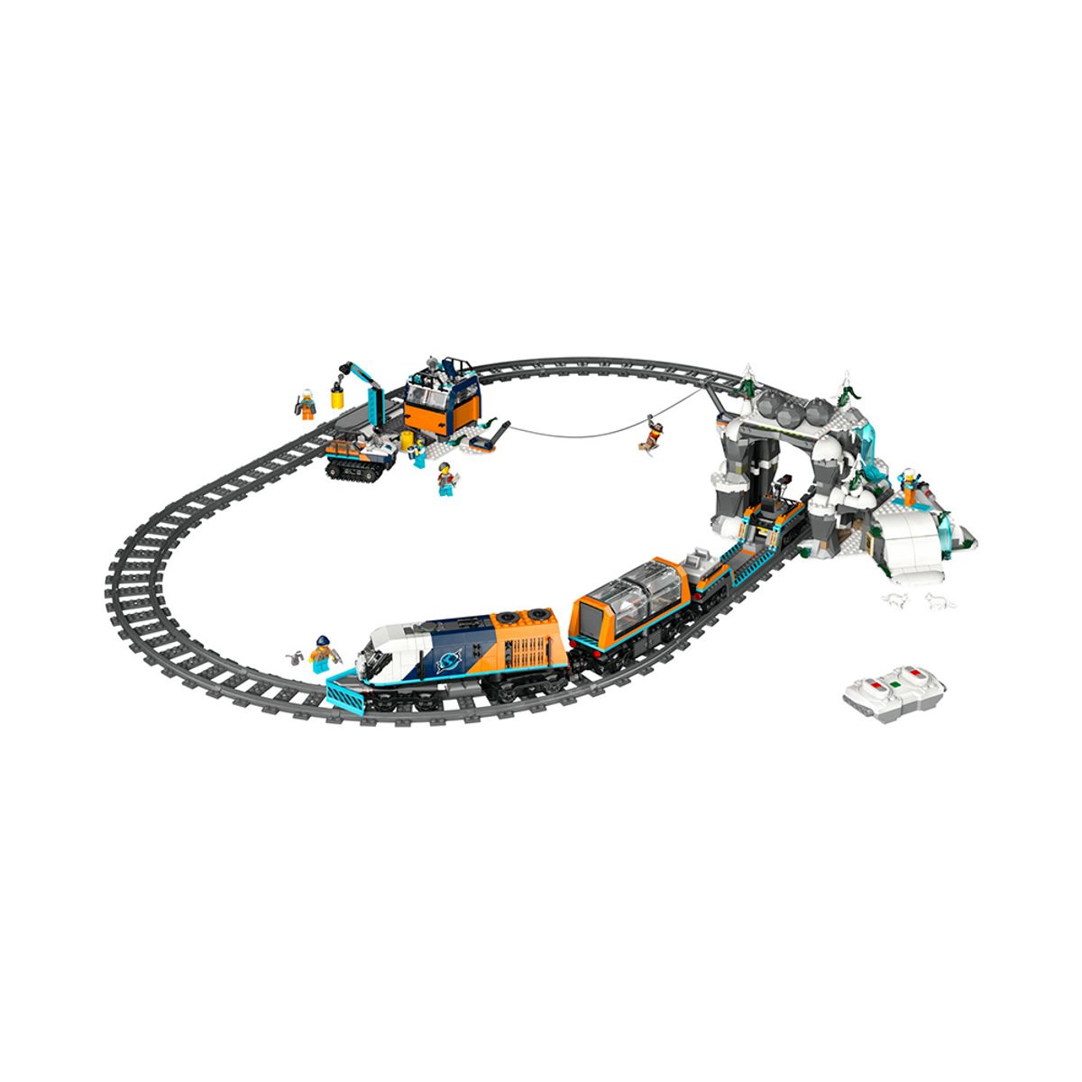 레고(LEGO) 레고 시티 60470 북극탐사 무선조종 특급 열차 [레고공식]