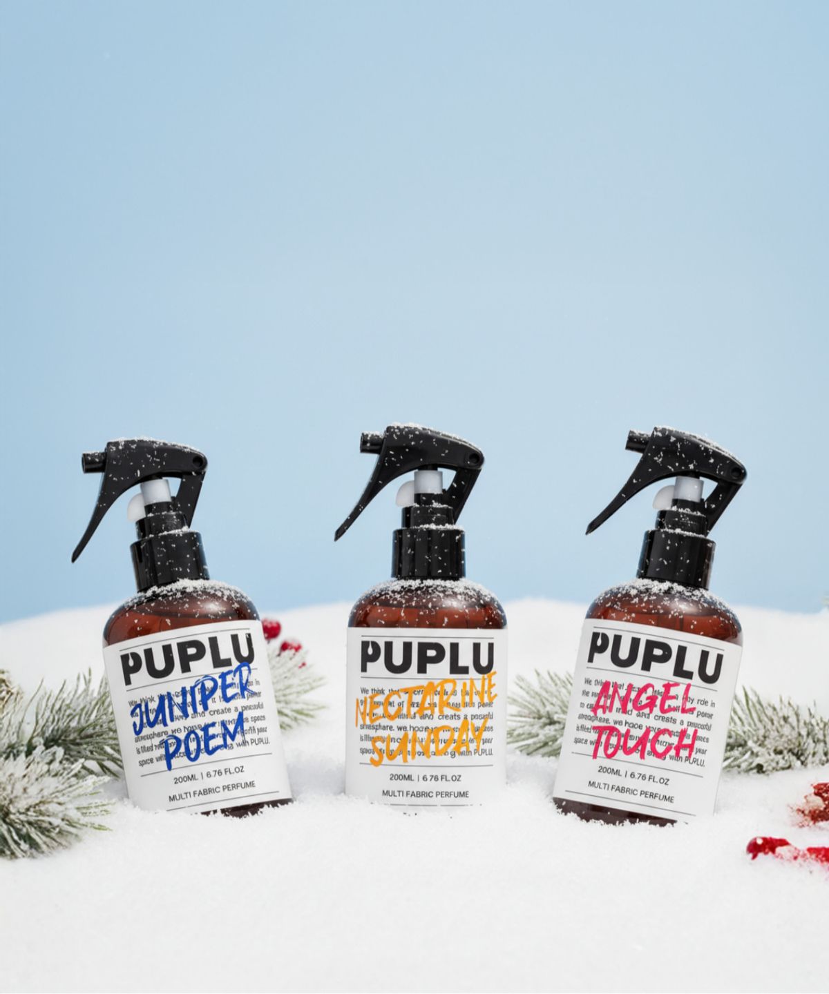 푸플루(PUPLU) 저에탄올 섬유향수 룸스프레이 200ml(3종 택1)