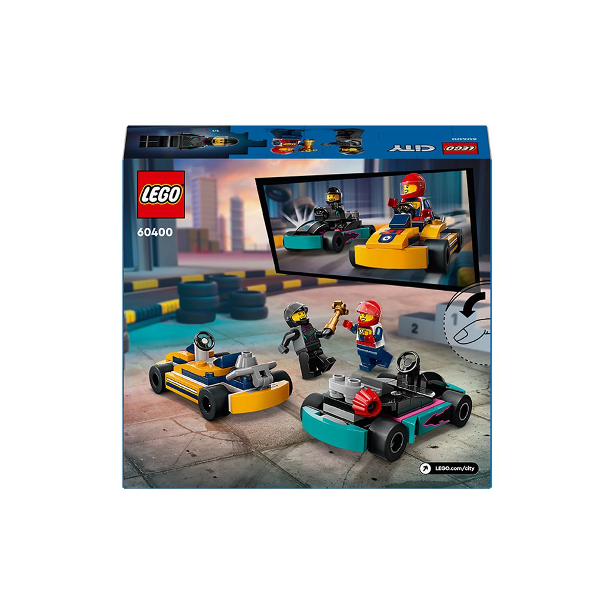 레고(LEGO) 레고 시티 60400 고카트와 레이서 [레고공식]