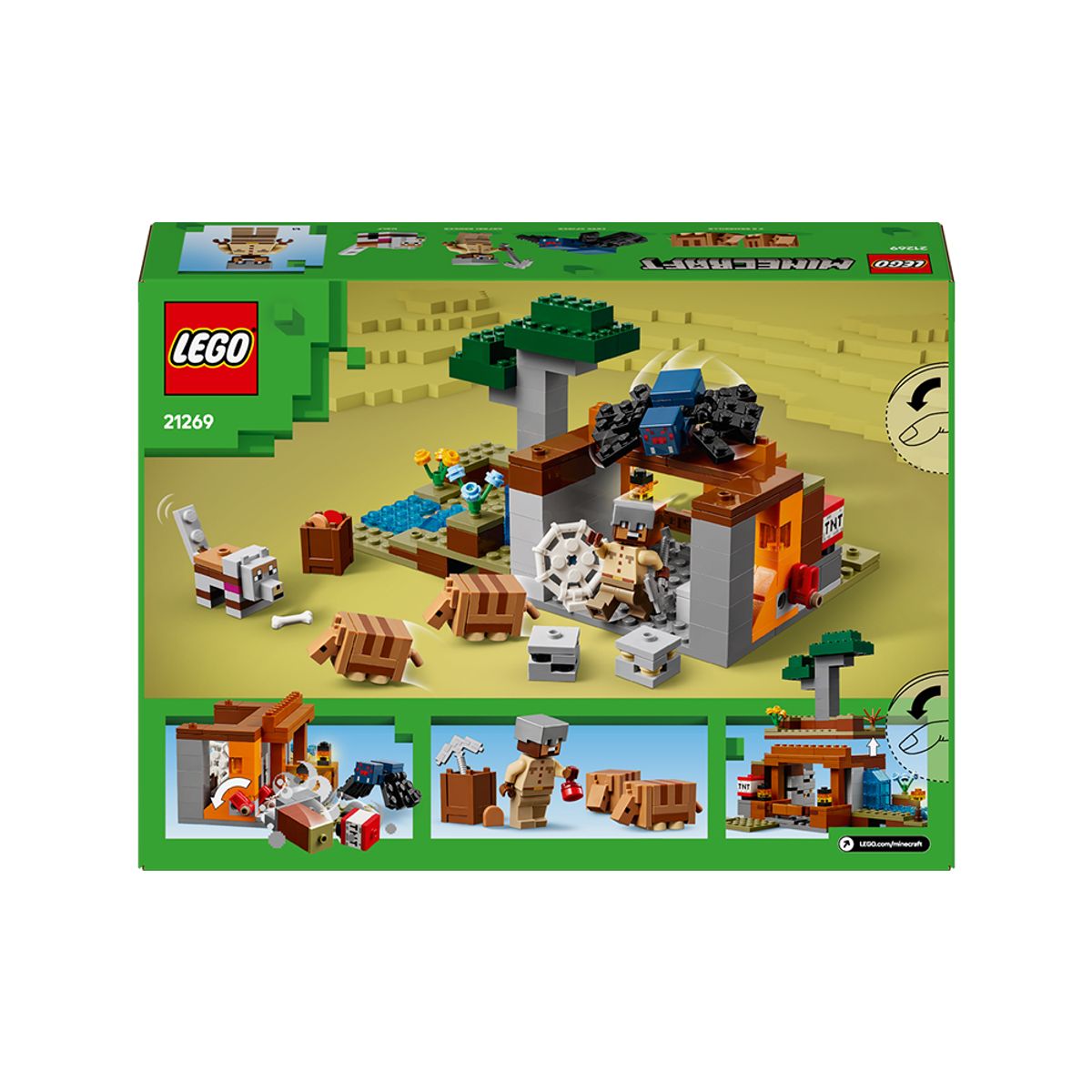 레고(LEGO) 레고 마인크래프트 21269 아르마딜로 광산 탐험 [레고공식]