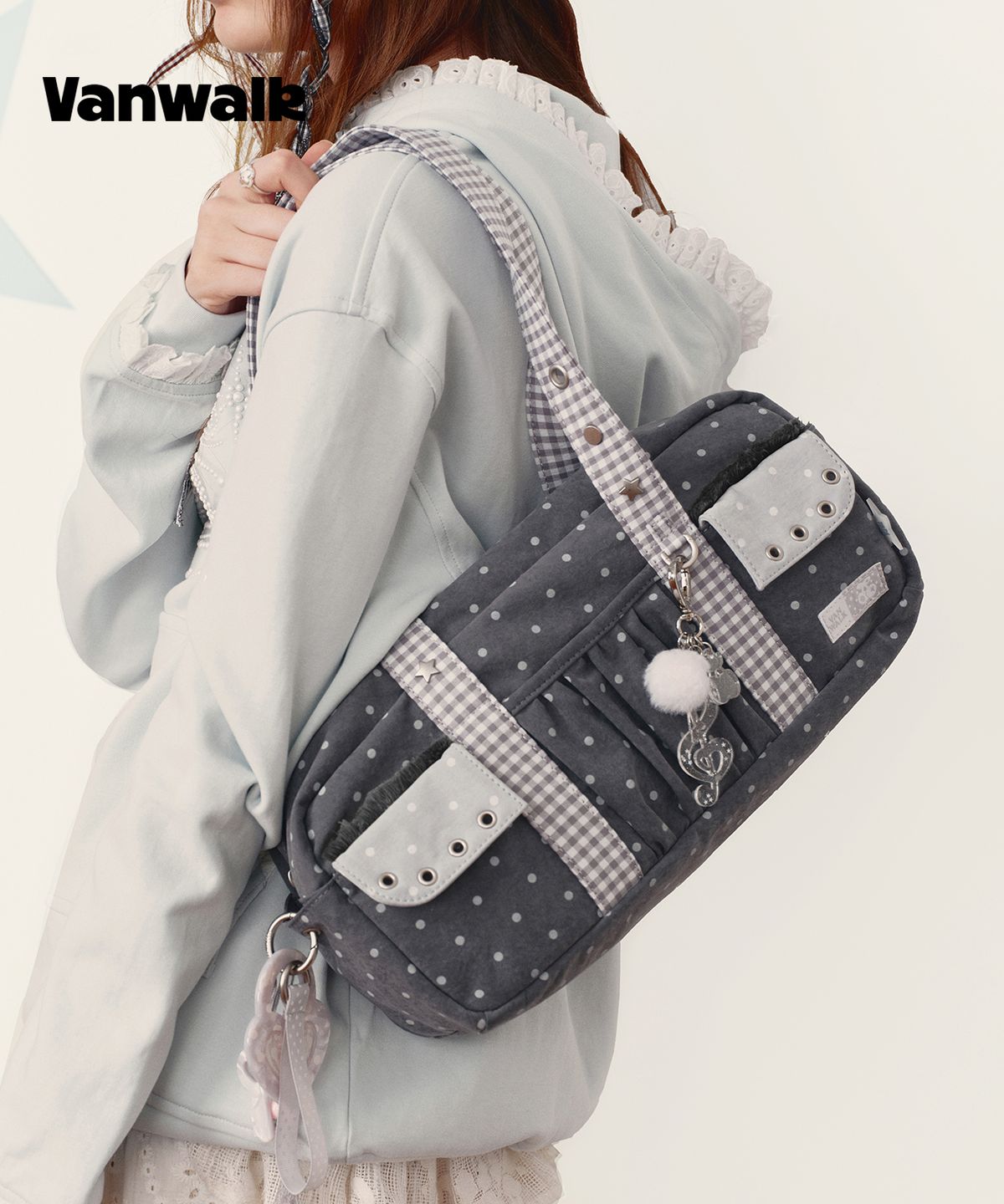 반워크(VANWALK) 어거스트 토트백 [다크 그레이]