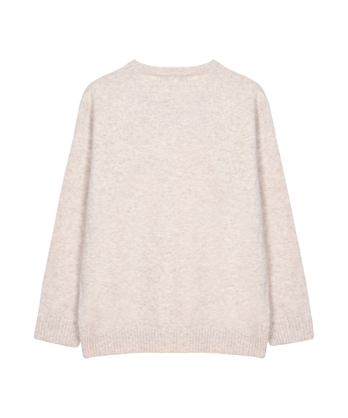 닉앤니콜(NICK&NICOLE) [ESSENTIAL] CLASSICAL SOFT V SWEATER_PEACH BEIGE