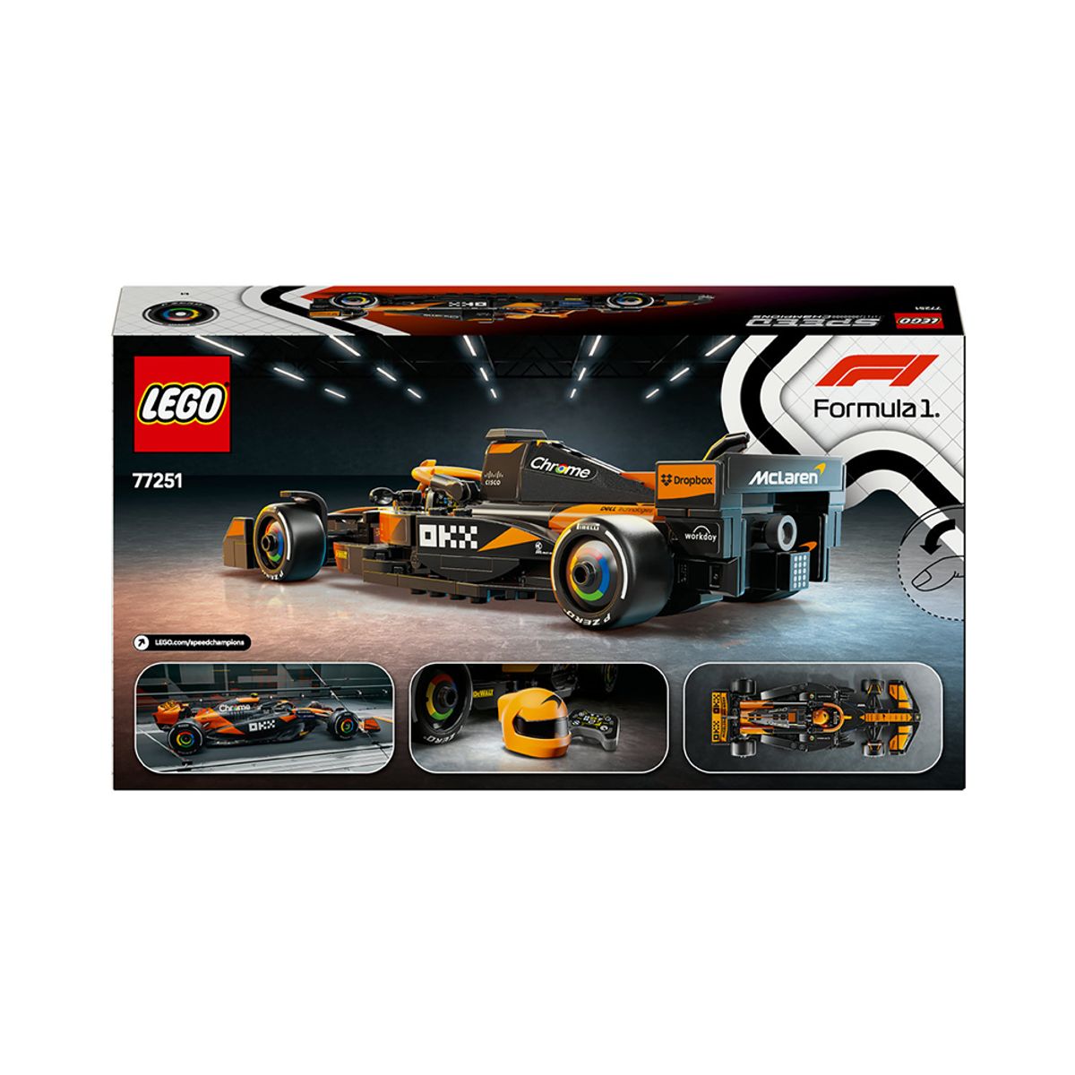 레고(LEGO) 레고 스피드 챔피언 77251 McLaren F1® Team MCL38 레이스 카 [레고공식]