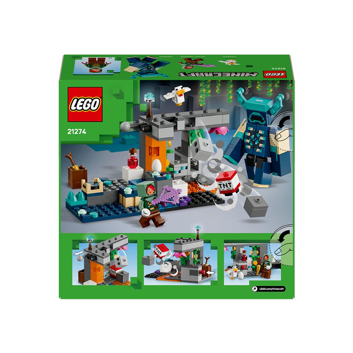 레고(LEGO) 레고 마인크래프트 21274 워든과의 조우 [레고공식]