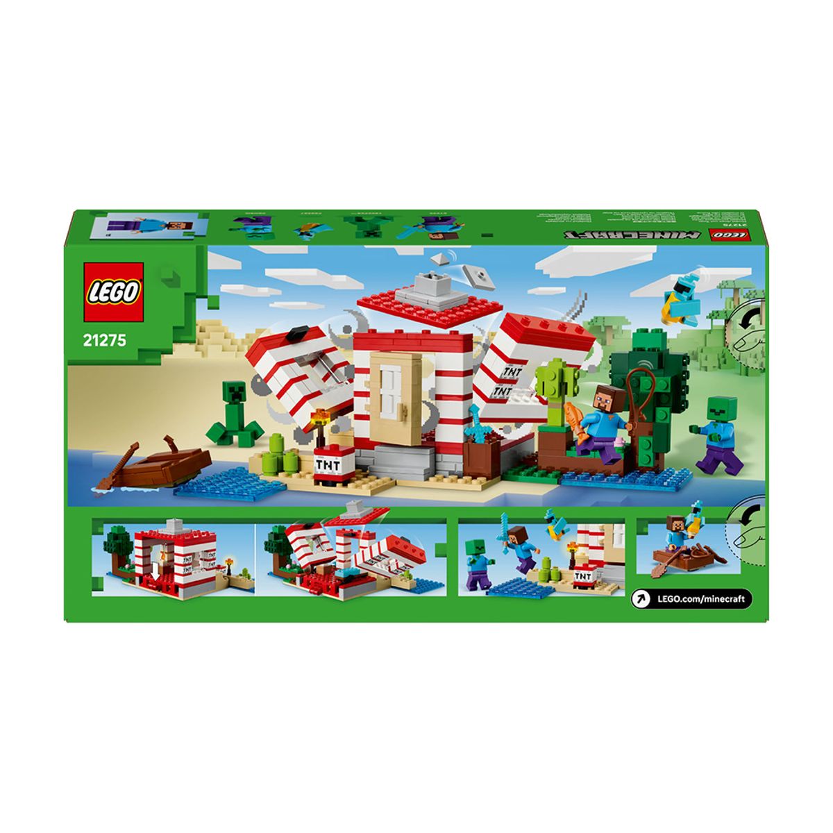 레고(LEGO) 레고 마인크래프트 21275 TNT 정글 하우스 [레고공식]