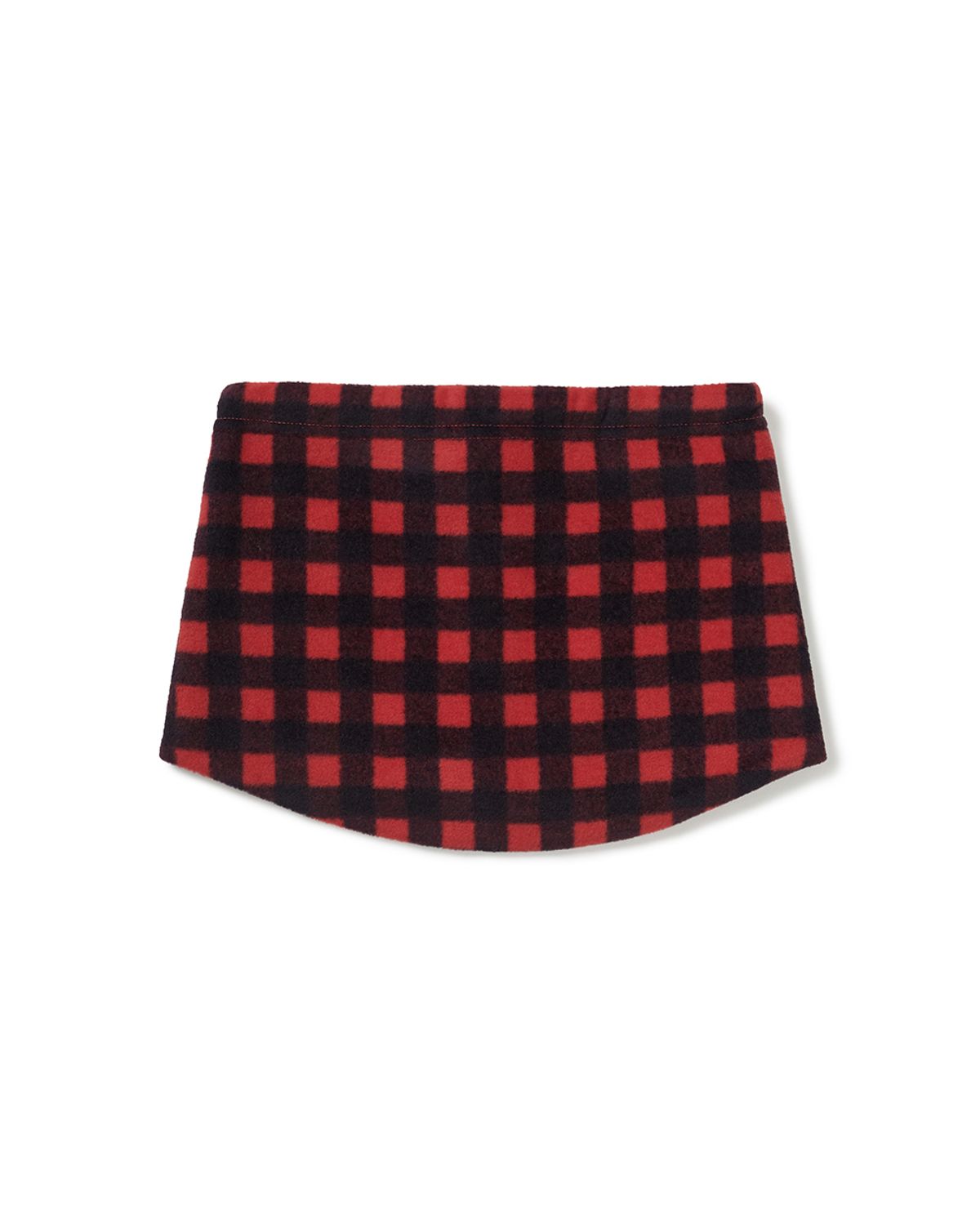 카락터(KARACTOR) Grid fleece neck warmer / Red
