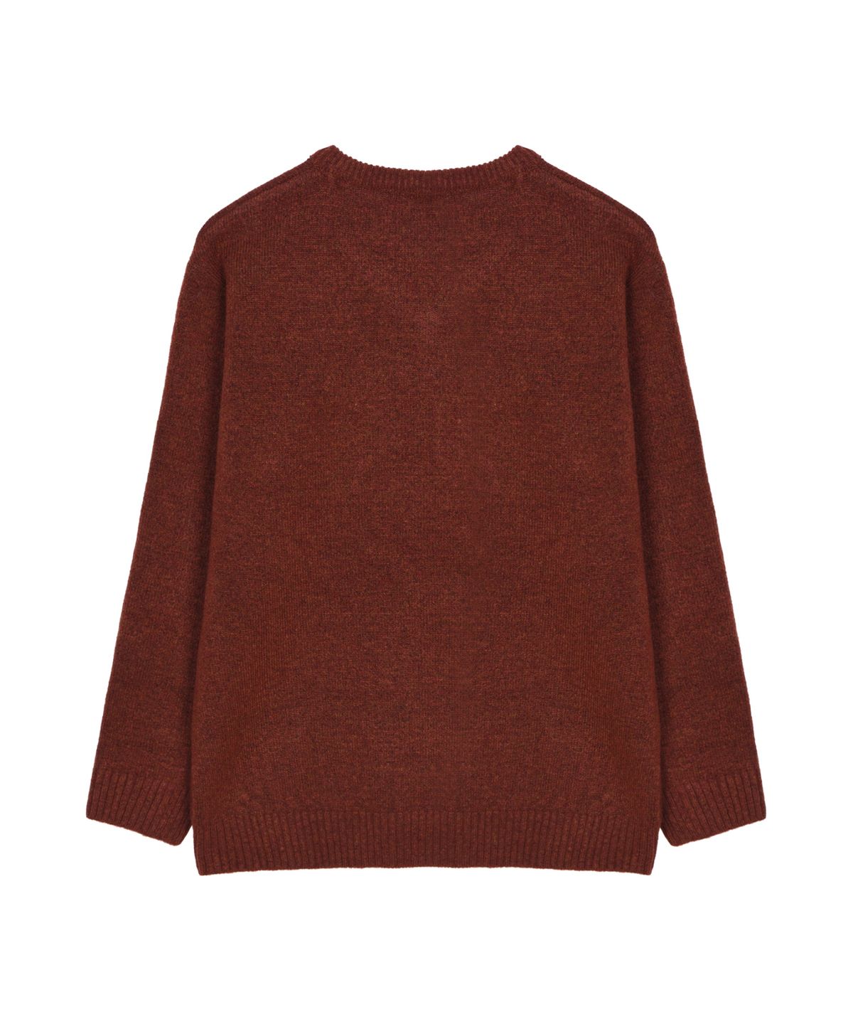 닉앤니콜(NICK&NICOLE) [ESSENTIAL] CLASSICAL SOFT V SWEATER_BRICK RED