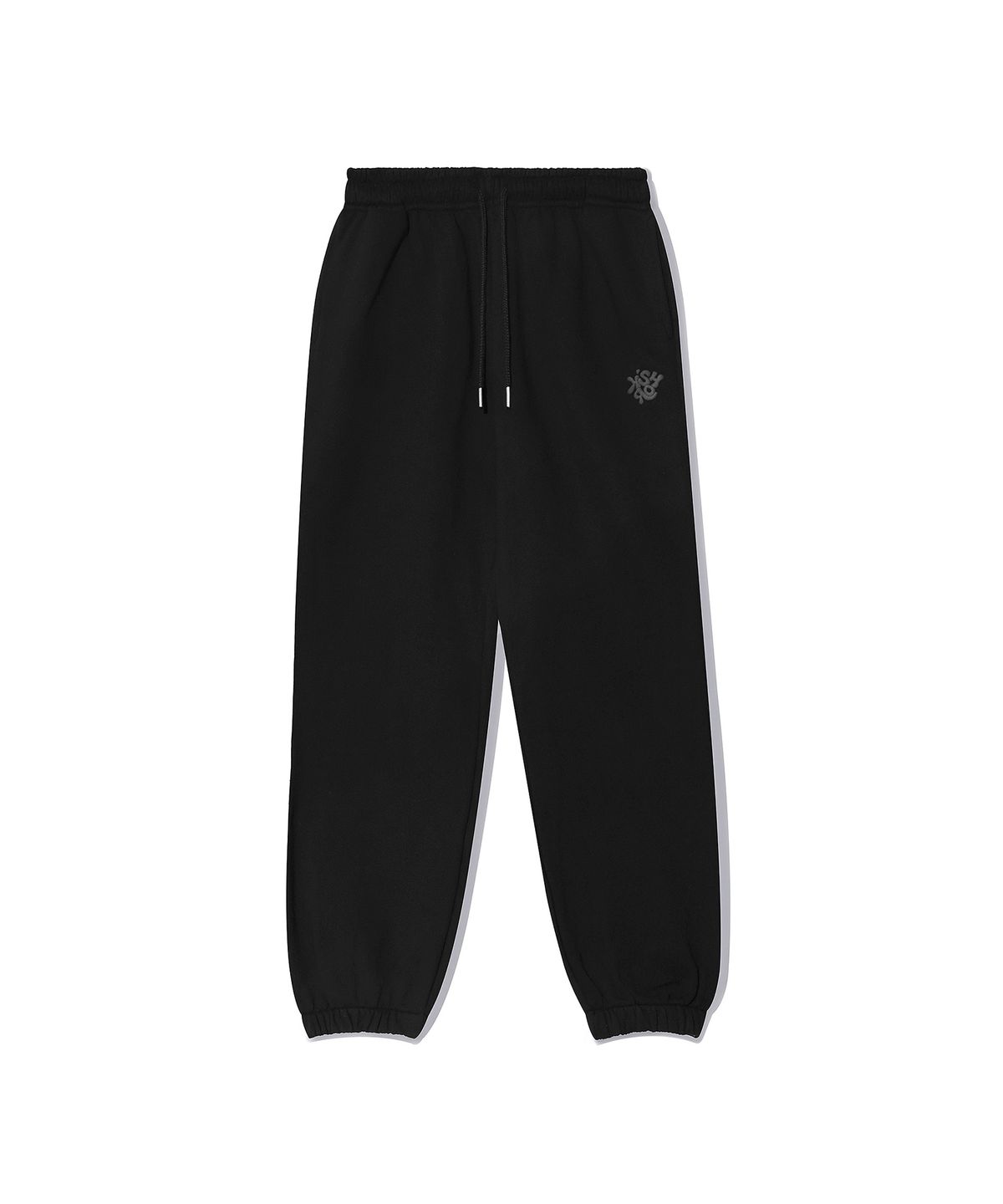 키쇼르(KISHOR) (기모) Puff Logo Pants Black