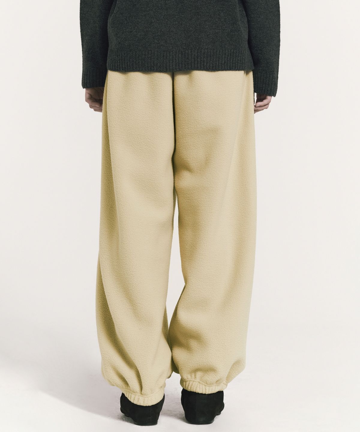 닉앤니콜(NICK&NICOLE) SOFT FLEECE BANDED JOGGER PANTS_GREEN