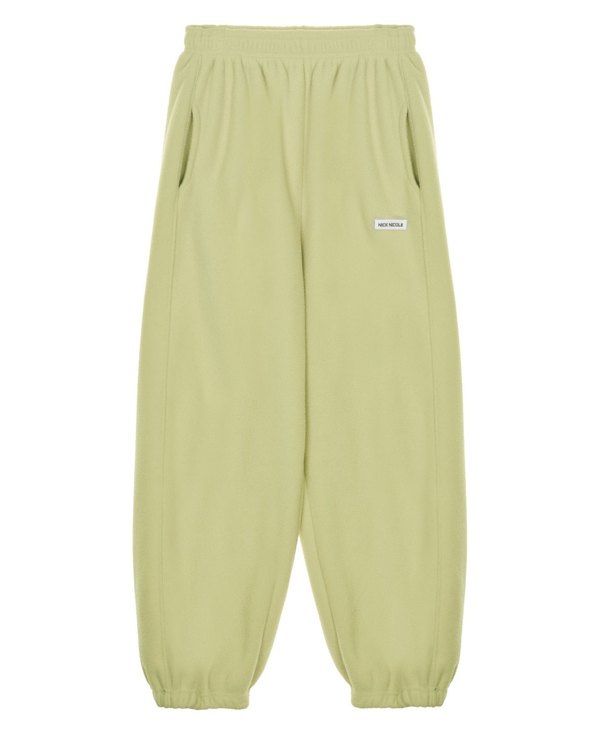 닉앤니콜(NICK&NICOLE) SOFT FLEECE BANDED JOGGER PANTS_GREEN
