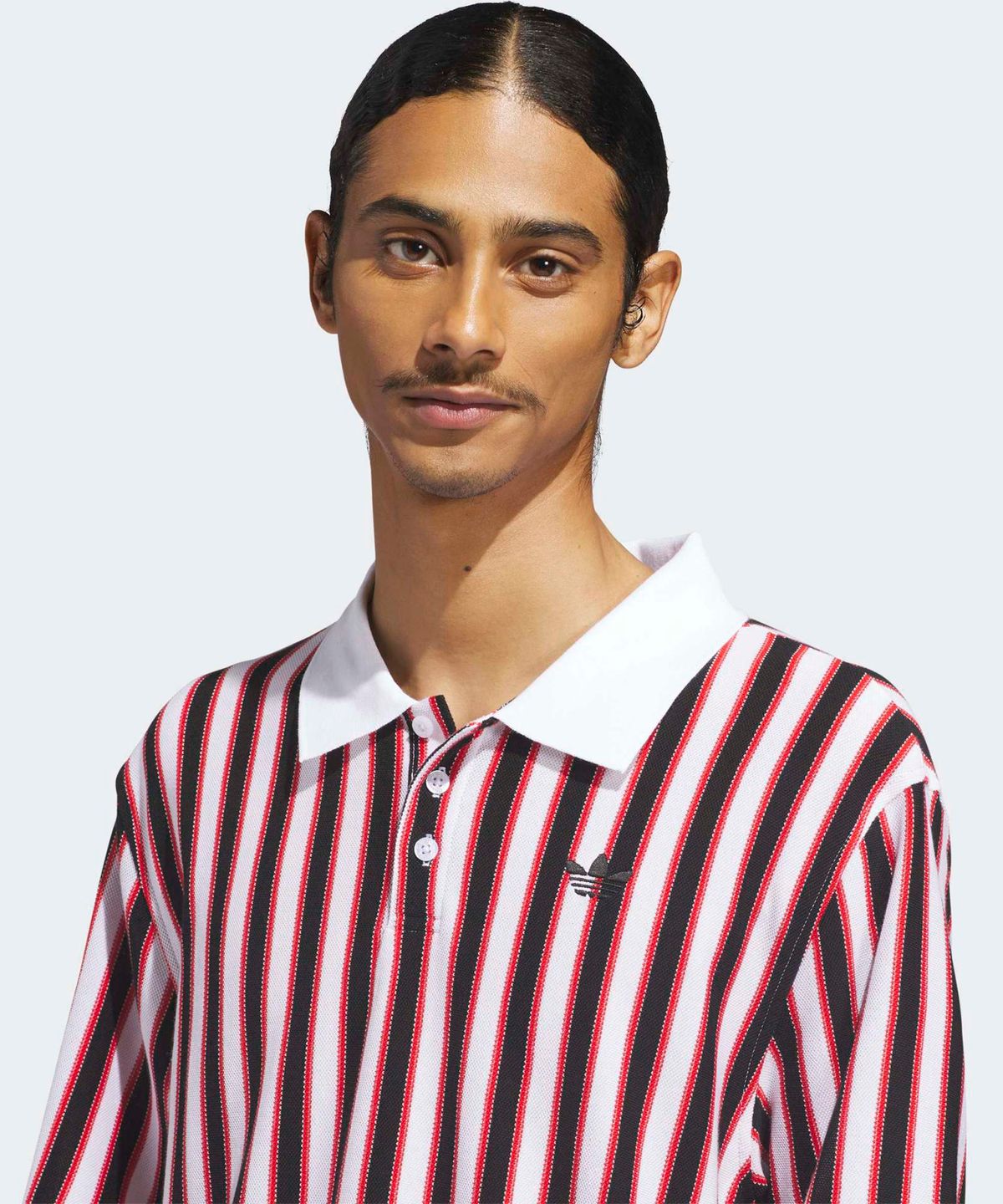 아디다스(ADIDAS) 스케이트보딩 클래식 폴로 - 화이트:블랙:마룬 / KD1164