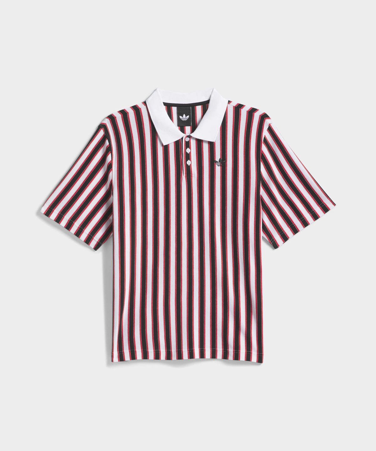 아디다스(ADIDAS) 스케이트보딩 클래식 폴로 - 화이트:블랙:마룬 / KD1164