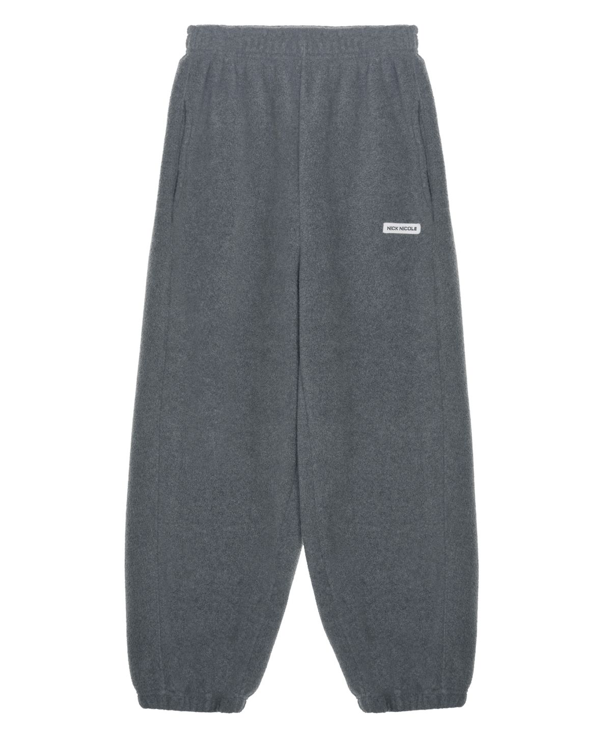 닉앤니콜(NICK&NICOLE) SOFT FLEECE BANDED JOGGER PANTS_CHARCOAL