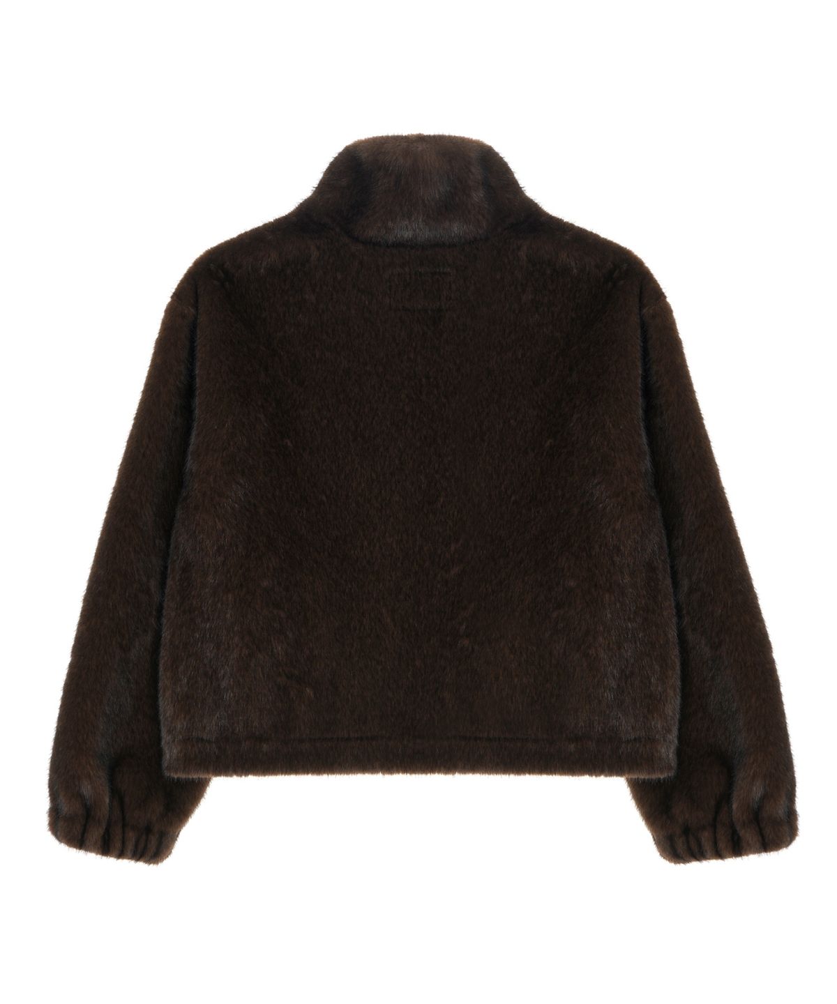 닉앤니콜(NICK&NICOLE) PREMIUM TOUCH FUR HIGH NECK JACKET_BROWN
