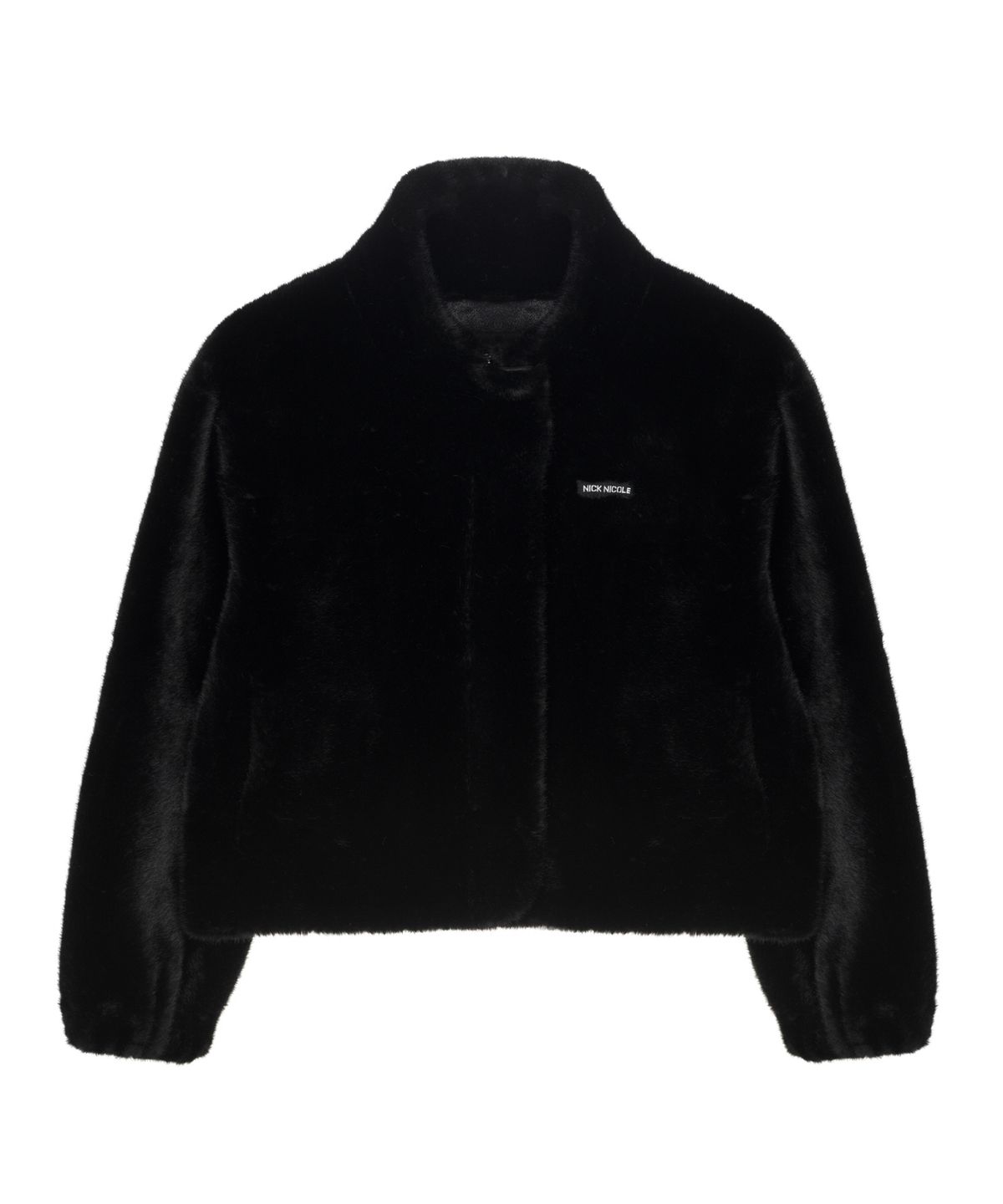 닉앤니콜(NICK&NICOLE) PREMIUM TOUCH FUR HIGH NECK JACKET_BLACK