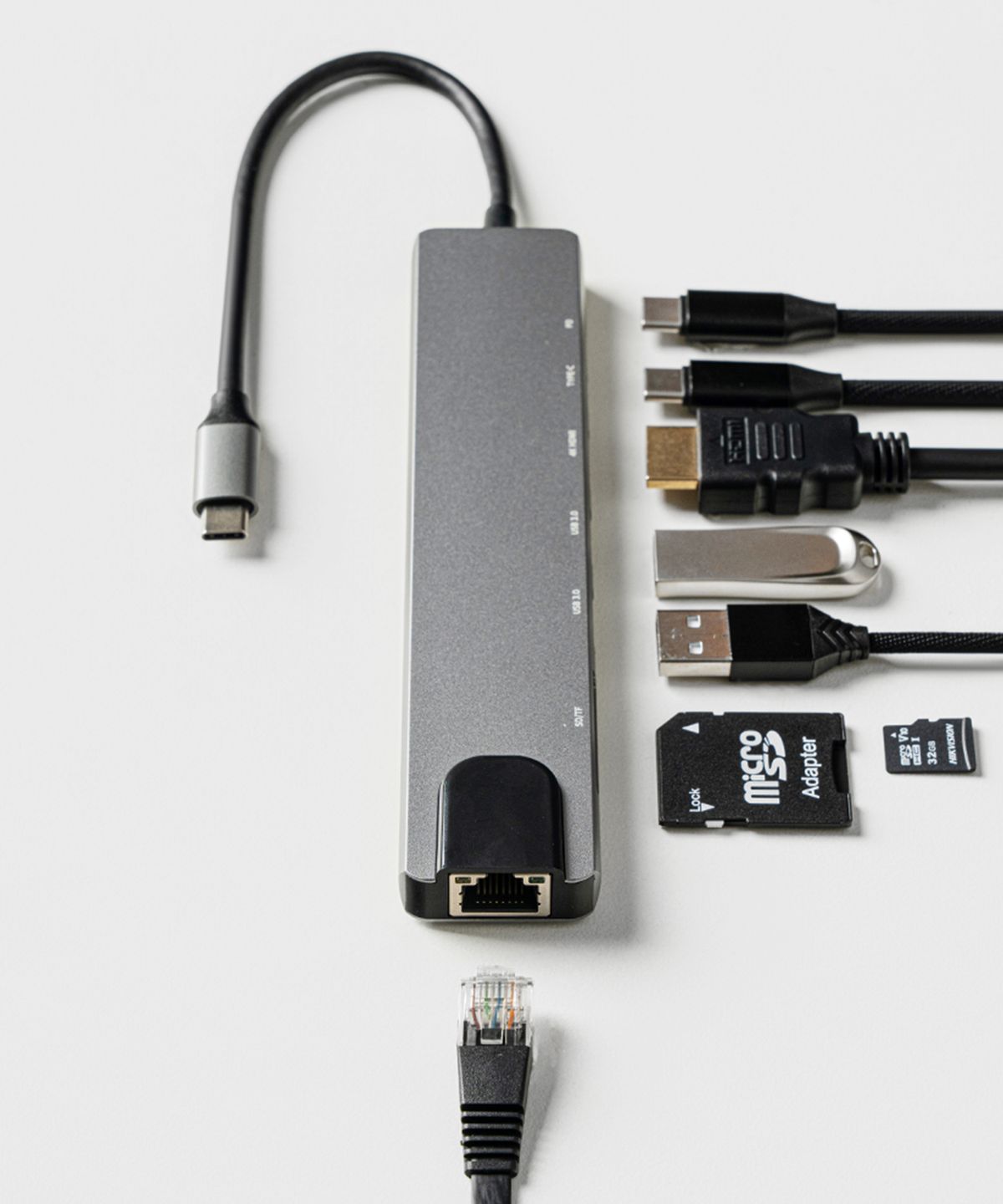 인썸(IN:SOME) 8in1 USB 3.0 6포트 c타입 멀티 허브 IMH-2