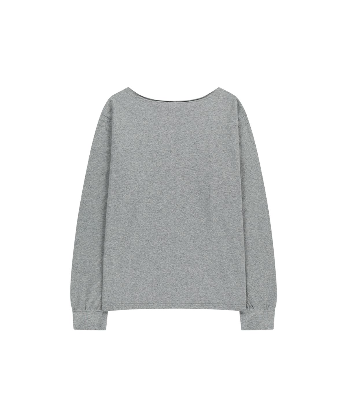 마하그리드(MAHAGRID) PRESENT ONE SHOULDER LS TEE GREY(MG2FFFT577A)