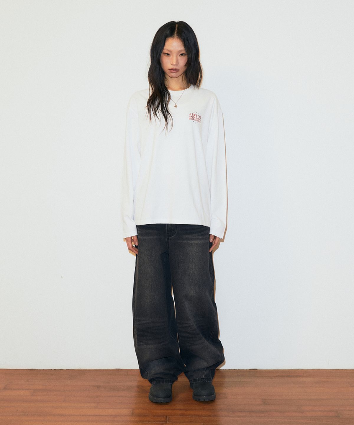 마하그리드(MAHAGRID) STAR ARCHIVE LS TEE WHITE(MG2GSMT566A)