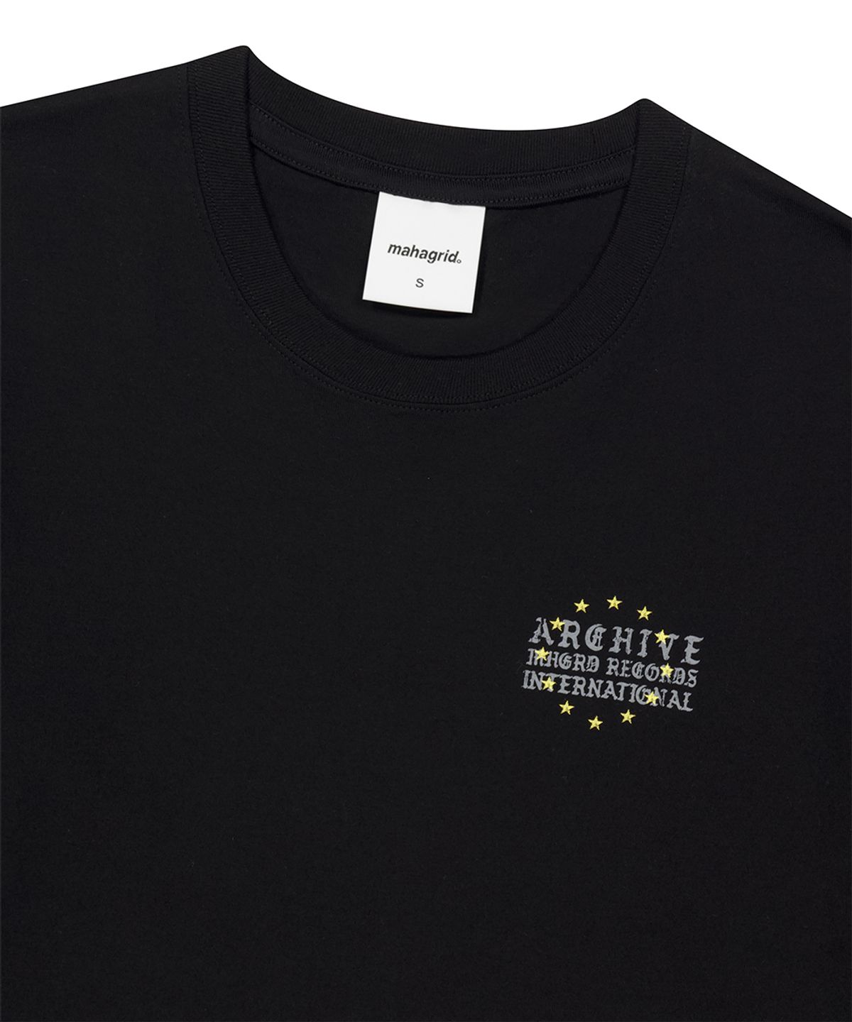마하그리드(MAHAGRID) STAR ARCHIVE LS TEE BLACK(MG2GSMT566A)