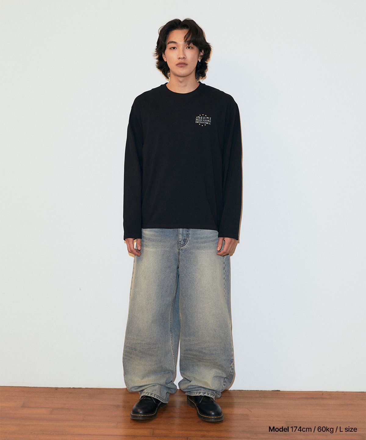 마하그리드(MAHAGRID) STAR ARCHIVE LS TEE BLACK(MG2GSMT566A)