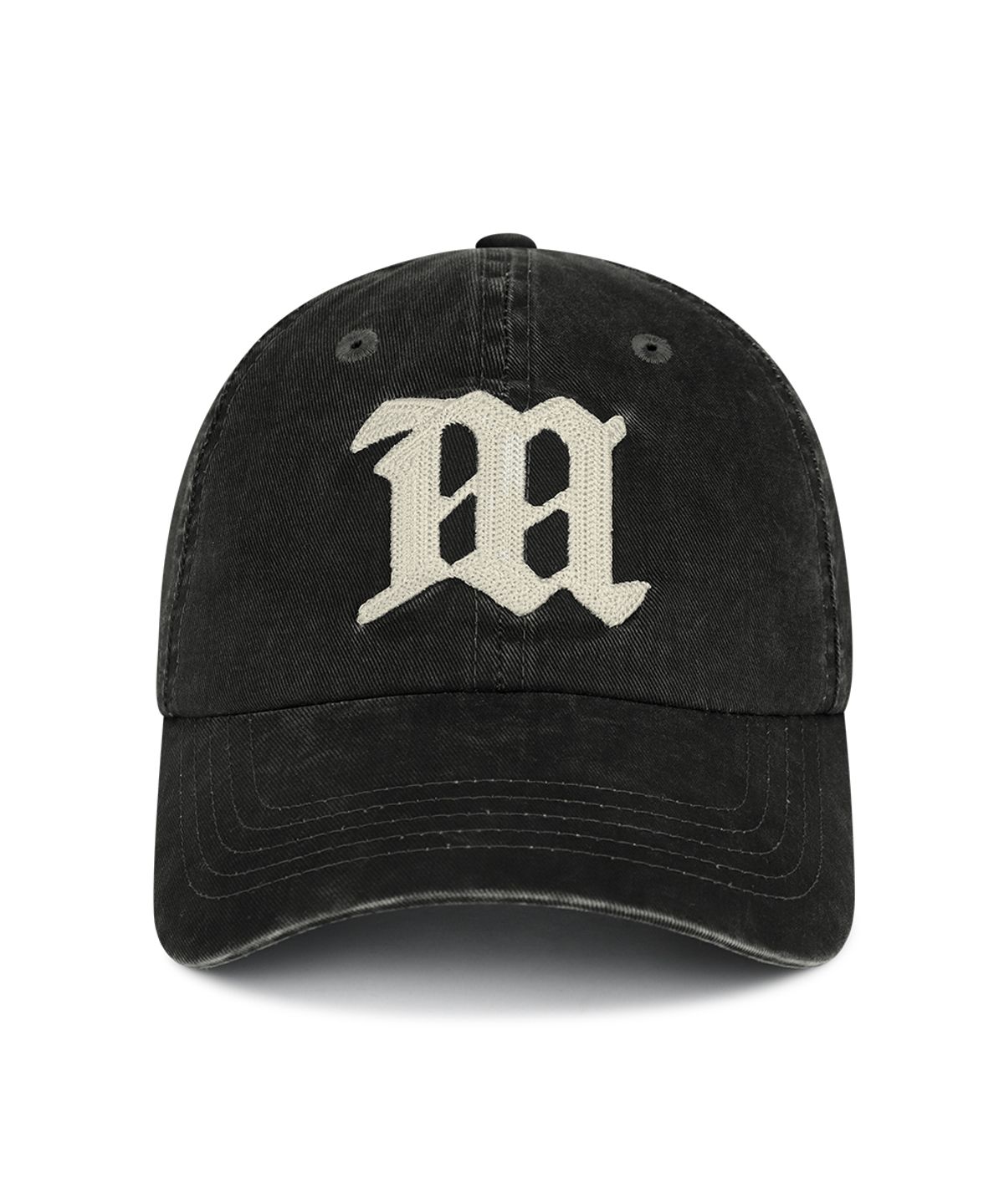 마하그리드(MAHAGRID) VINTAGE WASHED M BALL CAP BLACK(MG2GSMAB35A)