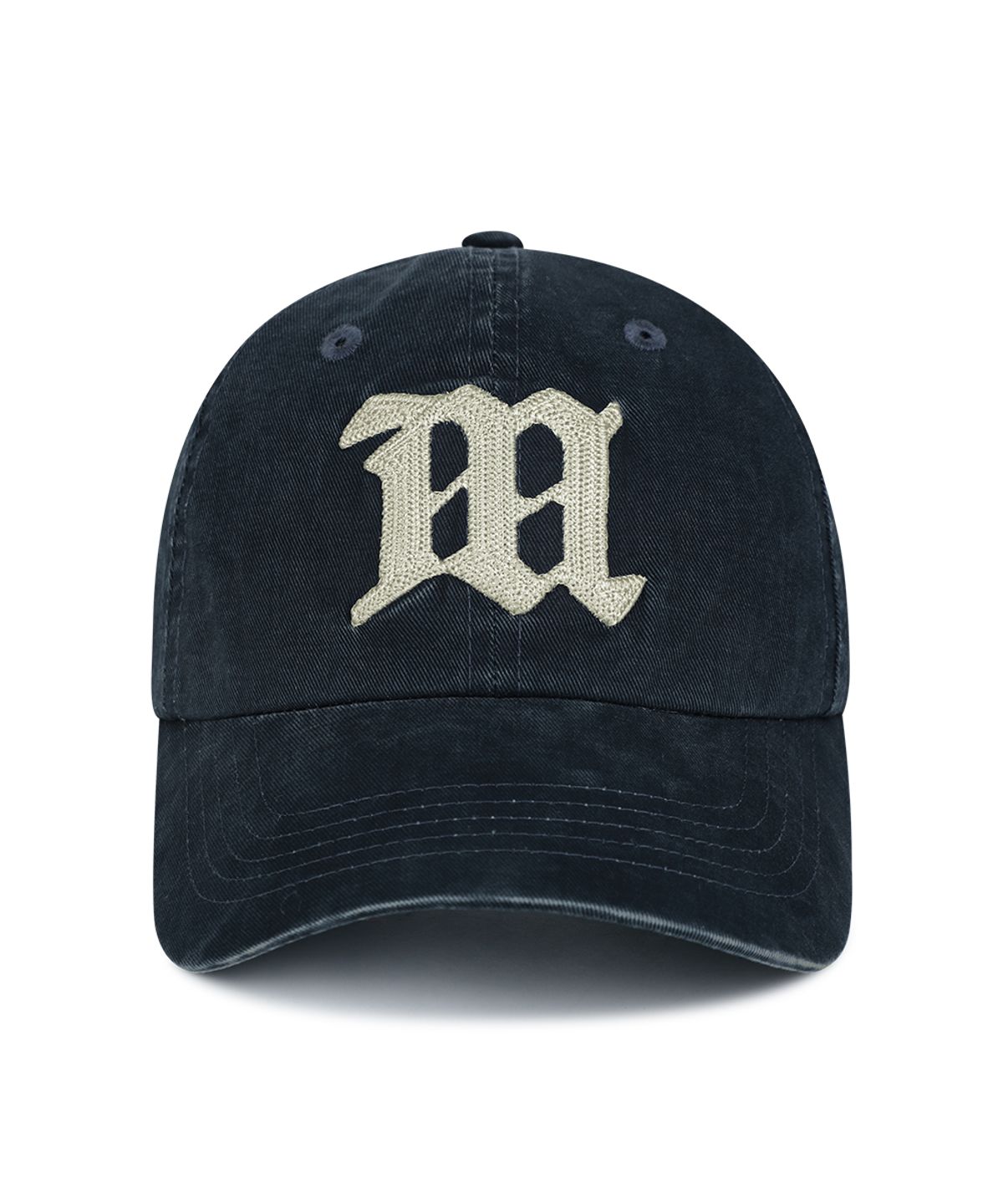 마하그리드(MAHAGRID) VINTAGE WASHED M BALL CAP NAVY(MG2GSMAB35A)