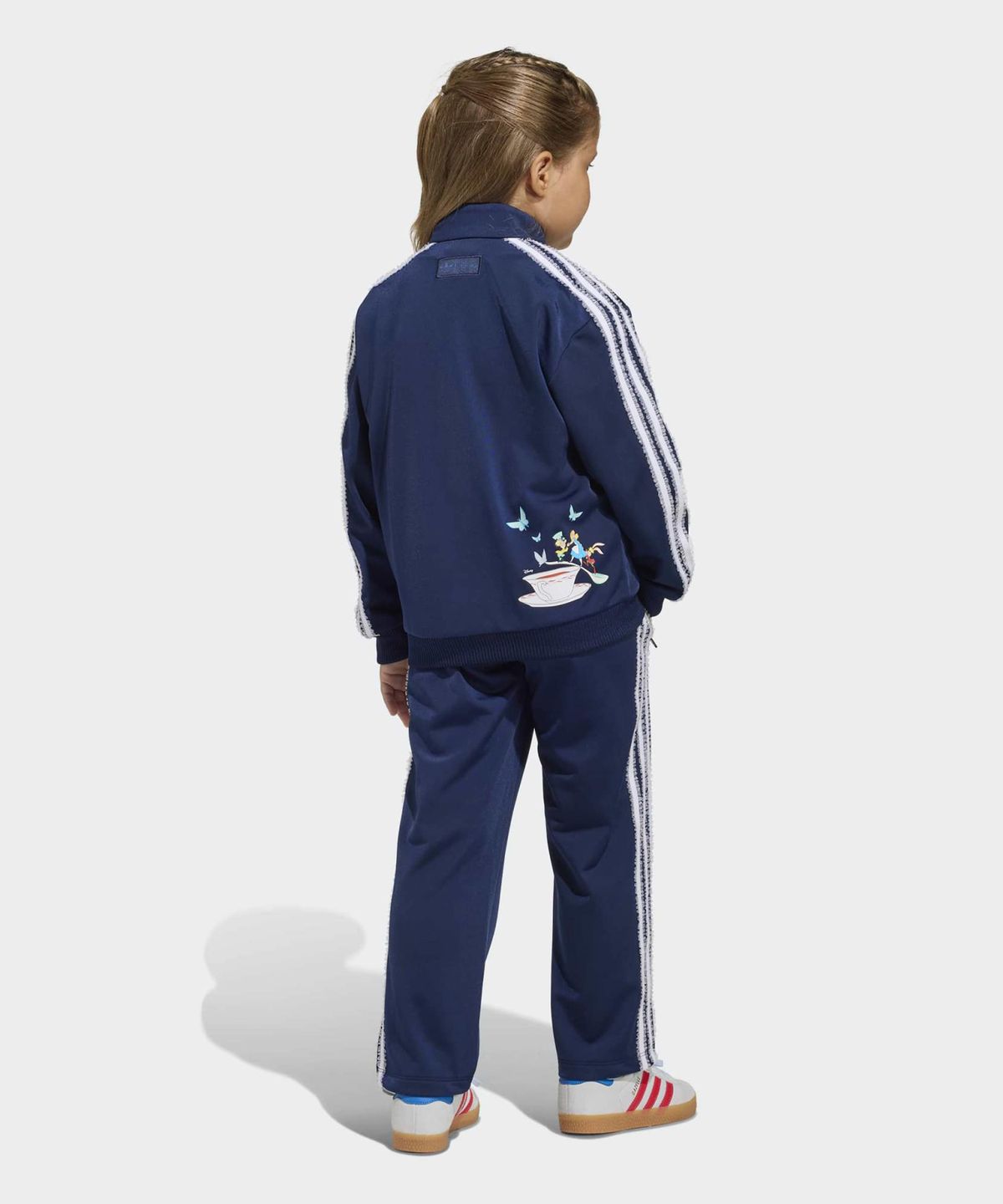 아디다스 키즈(ADIDAS KIDS) 아디다스 X 디즈니 엘리스 파이어버드 트랙 수트 키즈 - 인디고 / KE0701