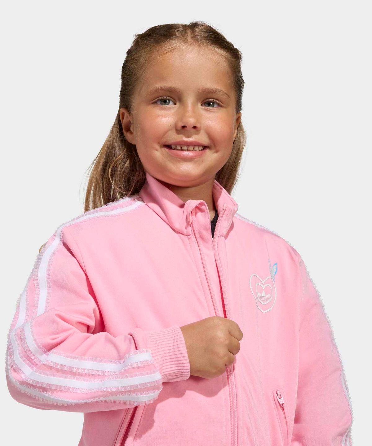 아디다스 키즈(ADIDAS KIDS) 아디다스 X 디즈니 엘리스 파이어버드 트랙 수트 키즈 - 핑크 / KE9978