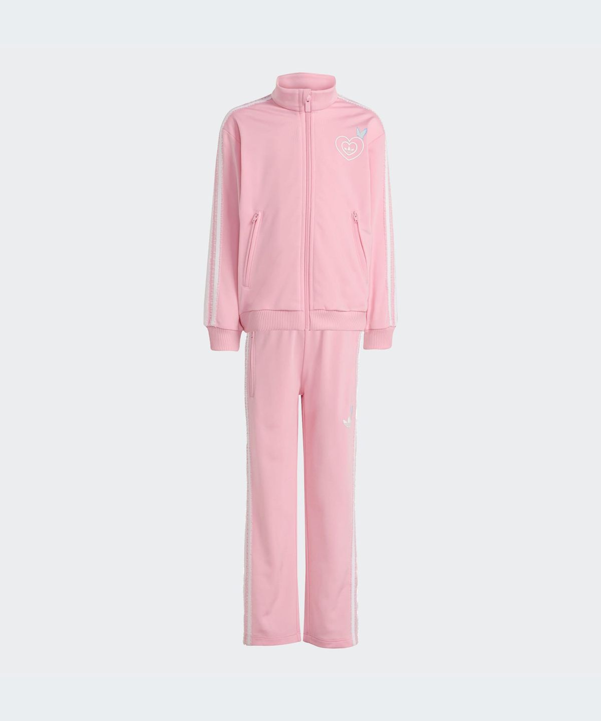 아디다스 키즈(ADIDAS KIDS) 아디다스 X 디즈니 엘리스 파이어버드 트랙 수트 키즈 - 핑크 / KE9978