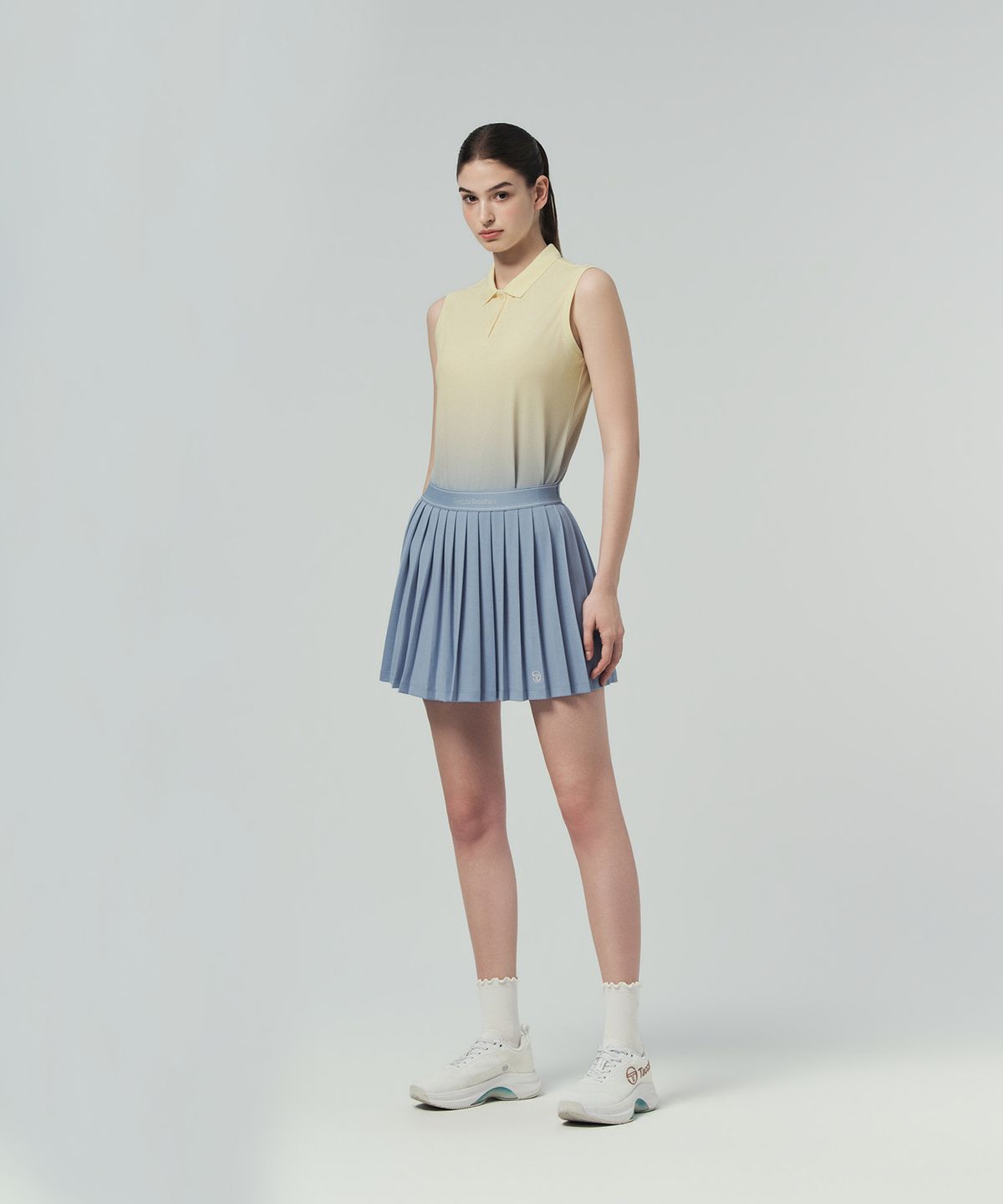 세르지오 타키니(SERGIO TACCHINI) W 타키니 플라잉 스커트 (L.Indigo)