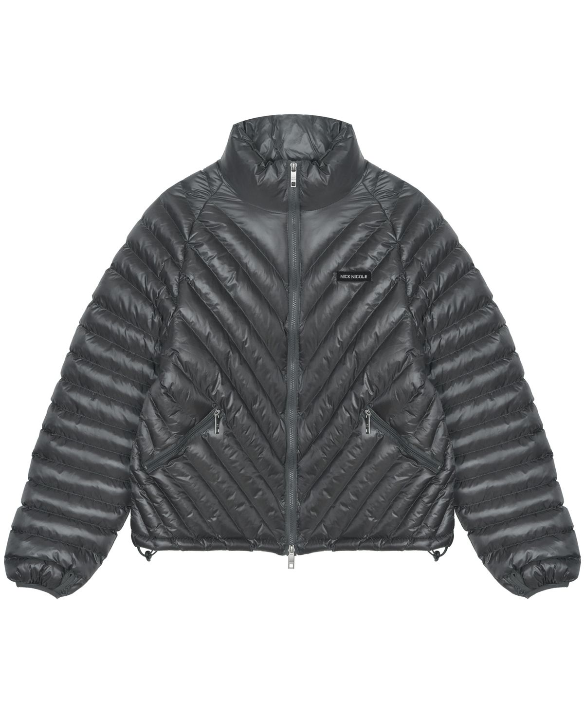 닉앤니콜(NICK&NICOLE) NICOLE LIGHT WEIGHT PADDING_CHARCOAL