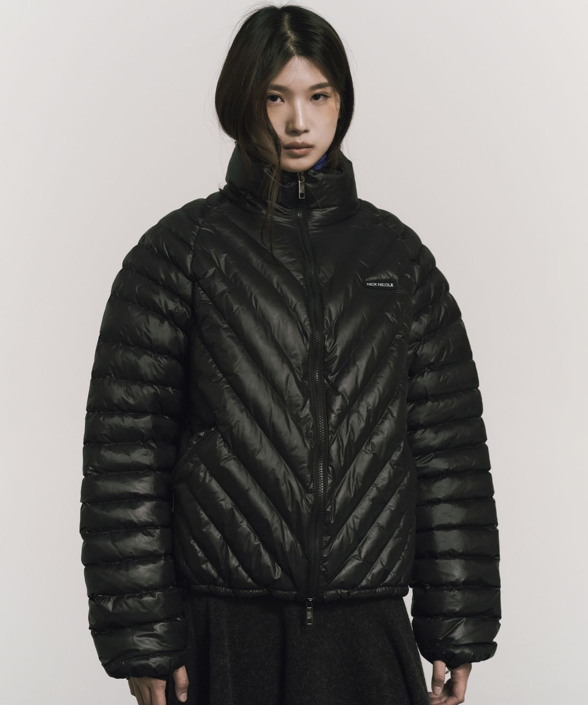 닉앤니콜(NICK&NICOLE) NICOLE LIGHT WEIGHT PADDING_BLACK