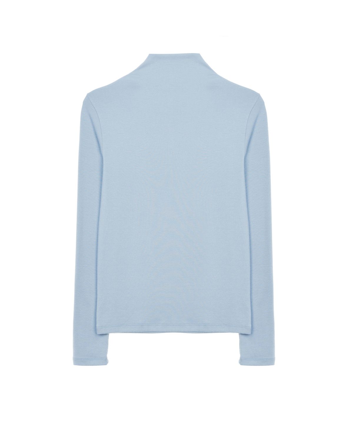 닉앤니콜(NICK&NICOLE) [ESSENTIAL] HIGH NECK SLIM TOP_SKY BLUE